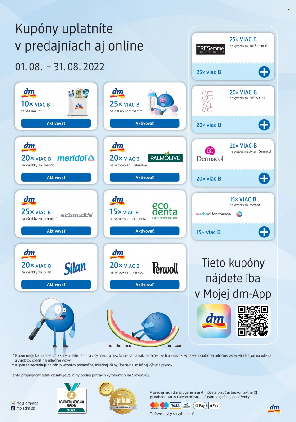Leták dm drogerie - 1.8.2022 - 31.8.2022. Strana 32