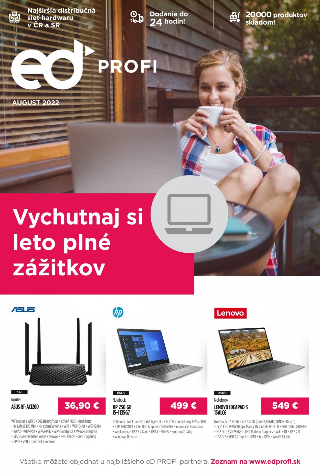 Leták eD PROFI - 1.8.2022 - 31.8.2022. Strana 1