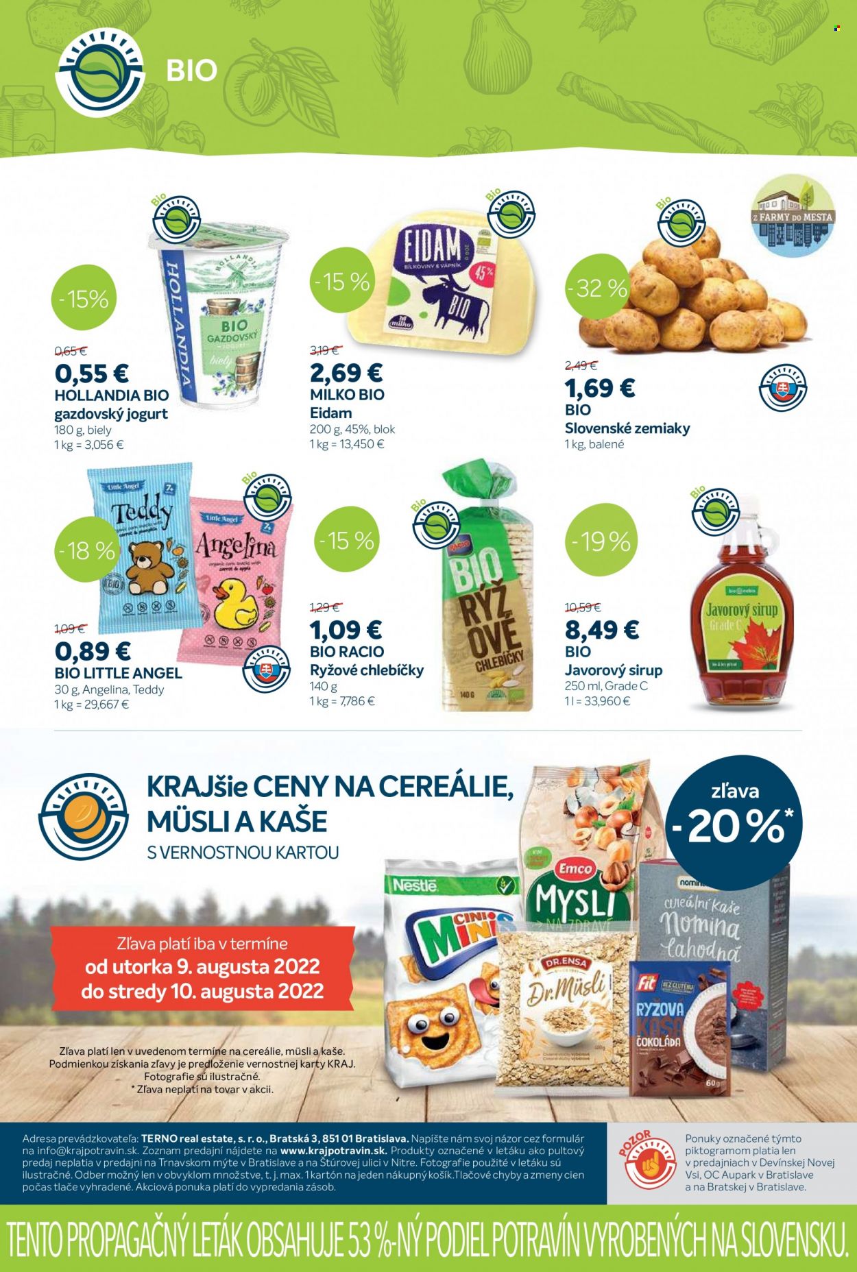 Leták Kraj - 4.8.2022 - 10.8.2022. Strana 8