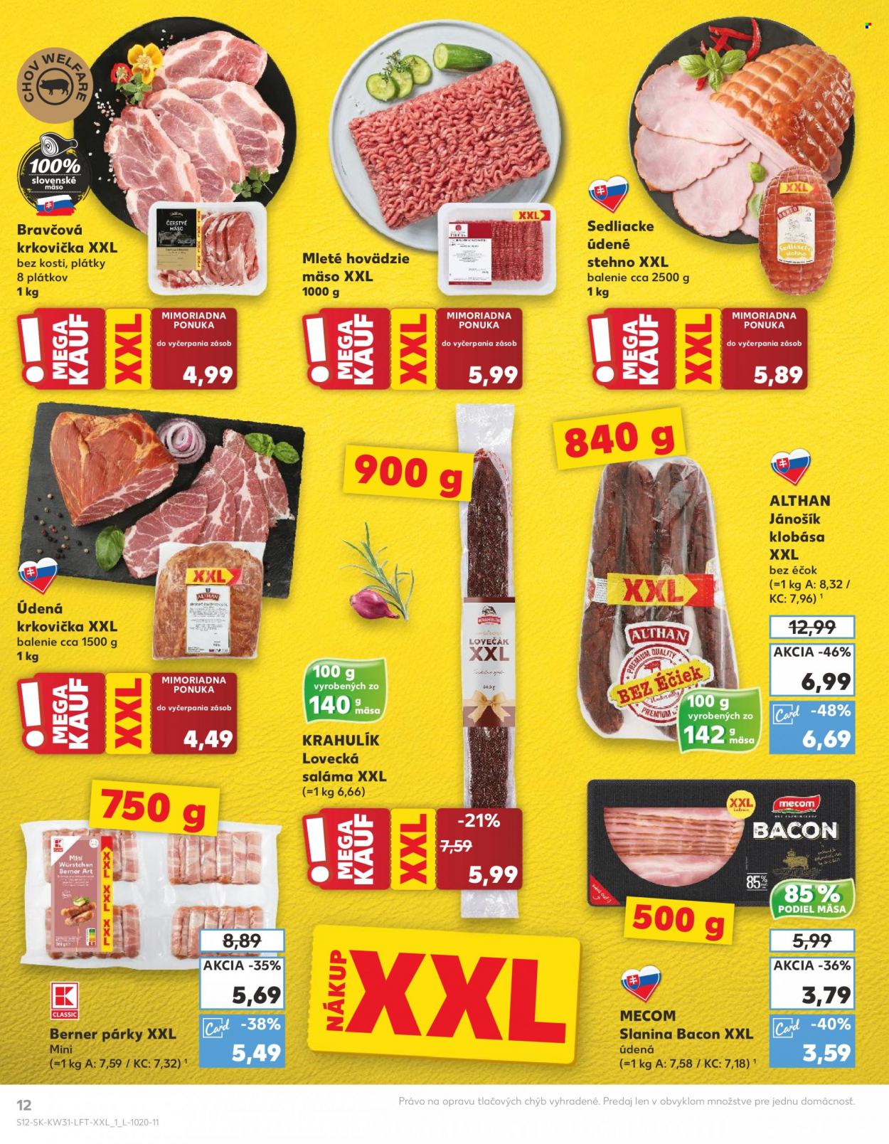 Leták Kaufland - 4.8.2022 - 10.8.2022. Strana 12