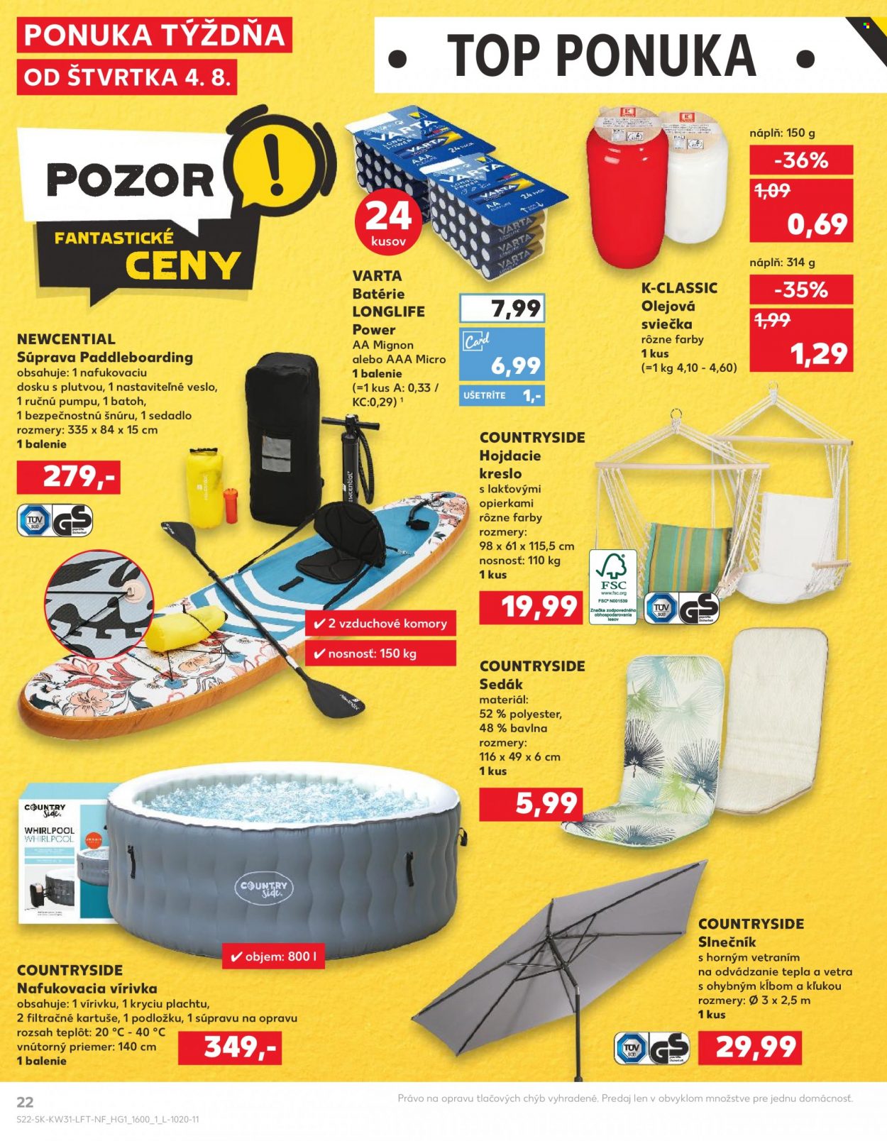 Leták Kaufland - 4.8.2022 - 10.8.2022. Strana 22