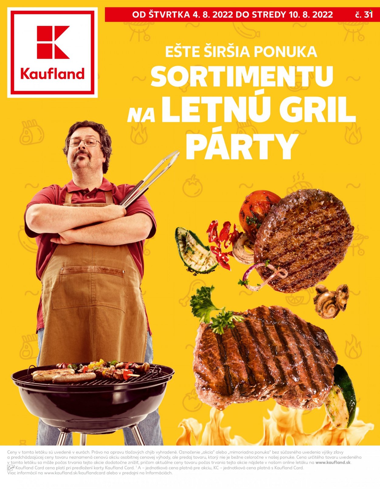 Leták Kaufland - 4.8.2022 - 10.8.2022. Strana 1