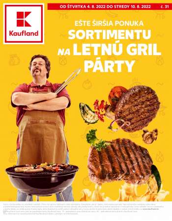 Leták Kaufland - 4.8.2022 - 10.8.2022.