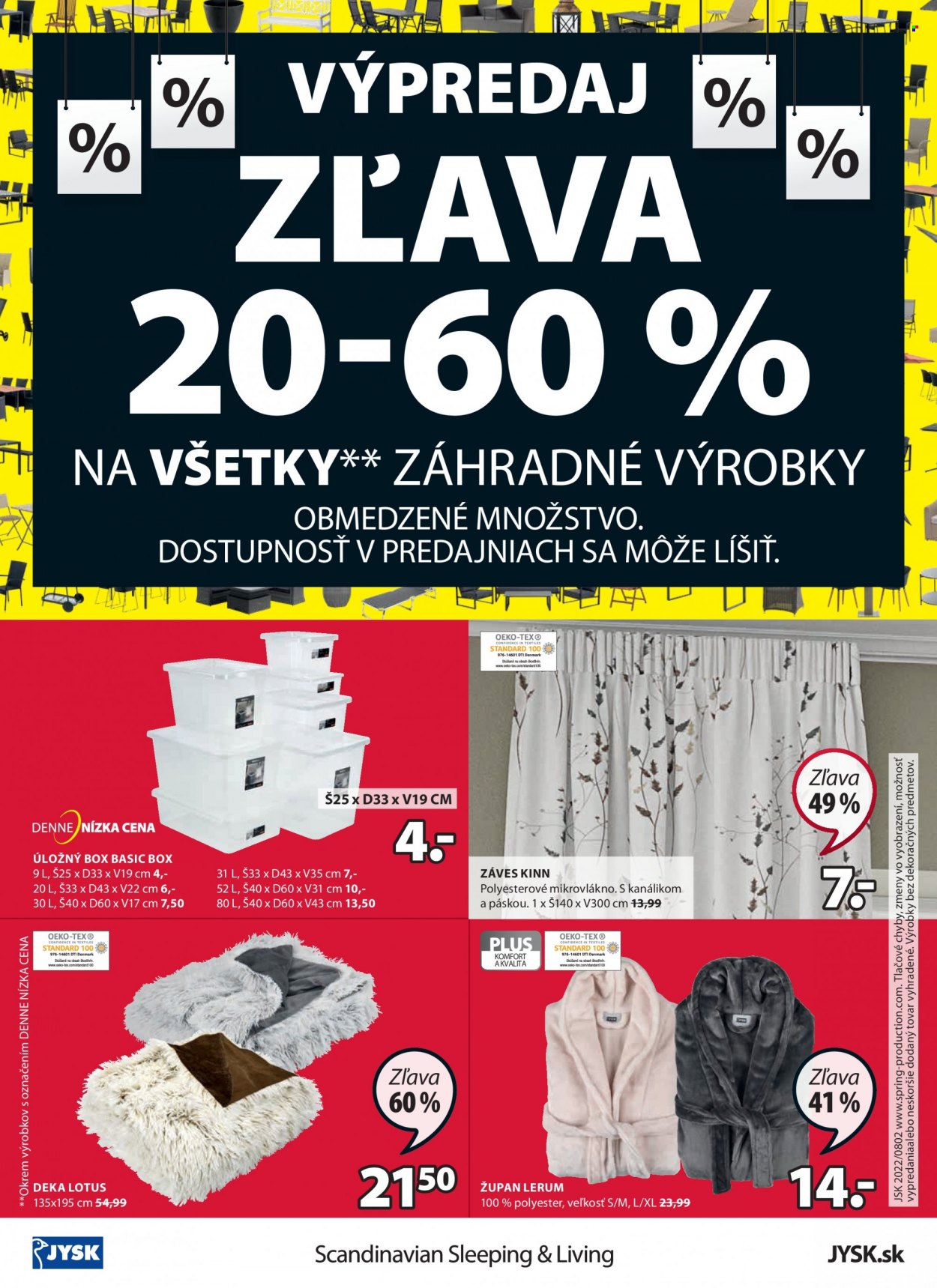 Leták JYSK - 3.8.2022 - 16.8.2022. Strana 24