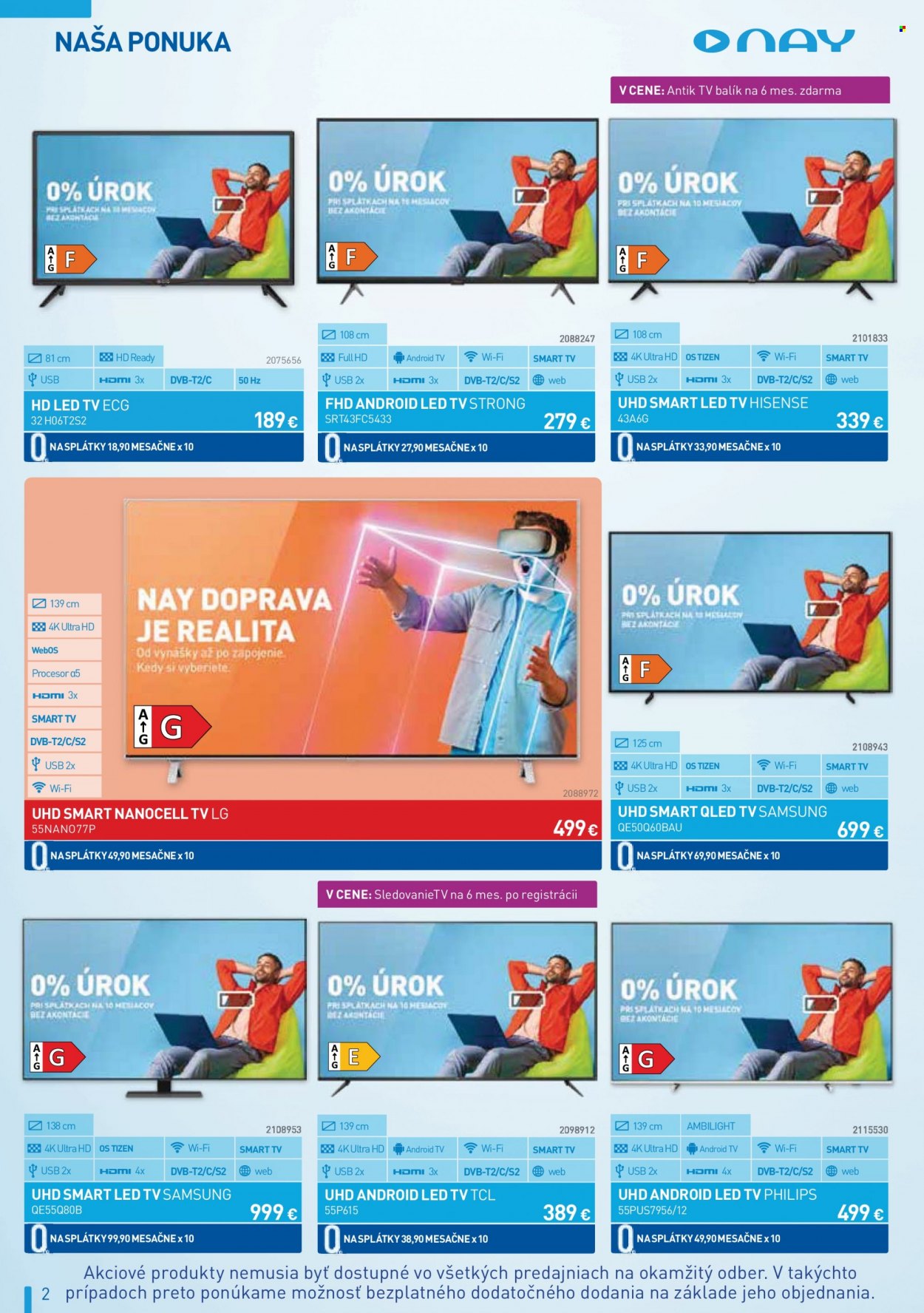 Leták NAY Elektrodom - 4.8.2022 - 31.8.2022. Strana 2