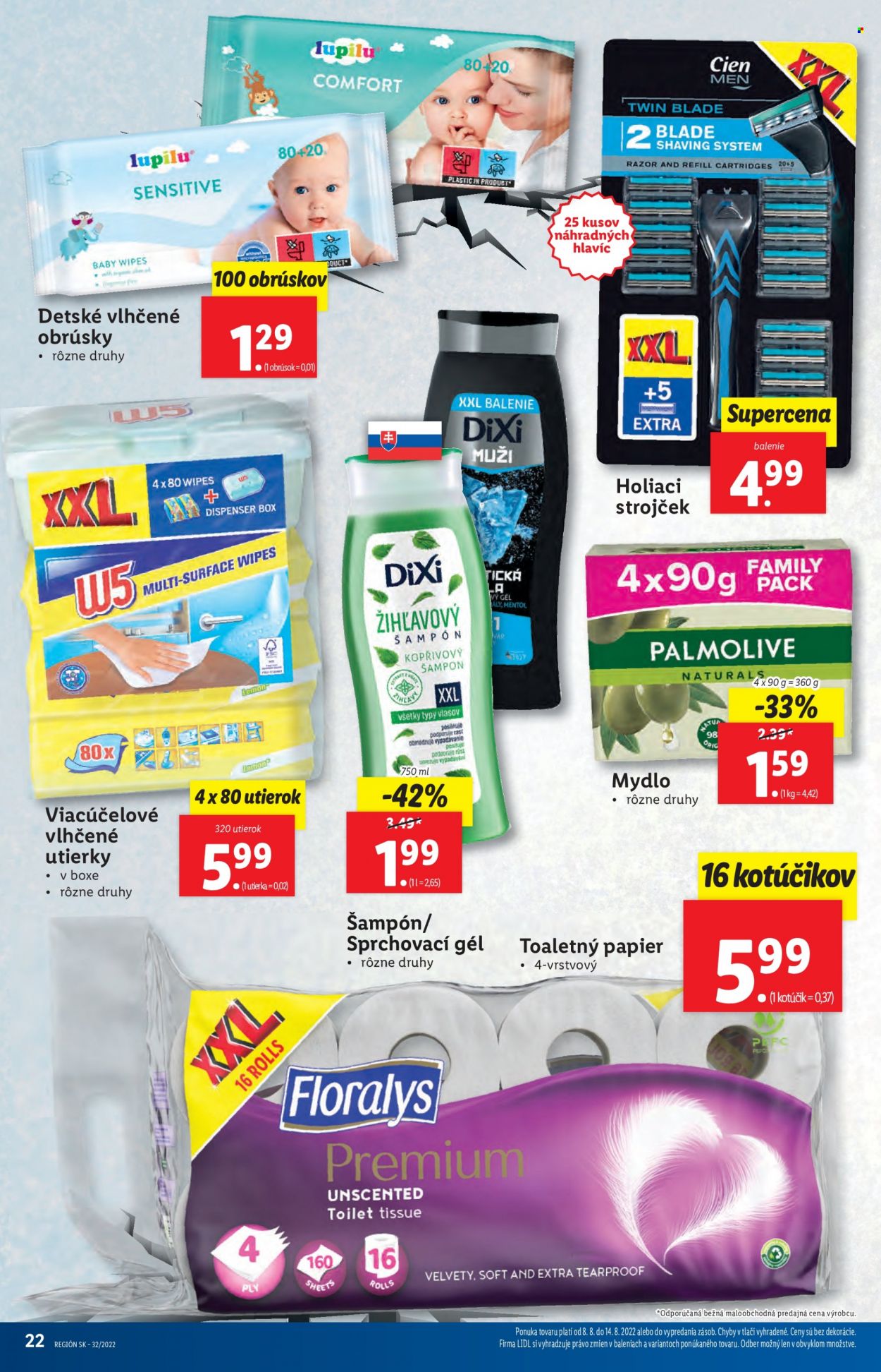 Leták Lidl - 8.8.2022 - 14.8.2022. Strana 22