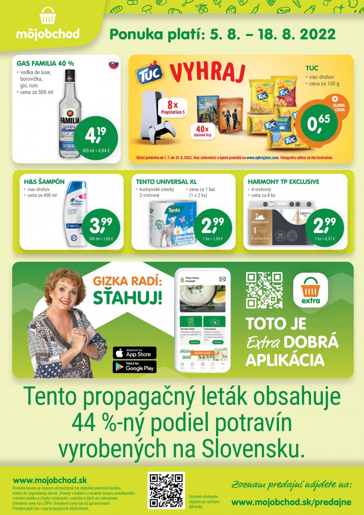 Leták Môj obchod - 5.8.2022 - 18.8.2022. Strana 4