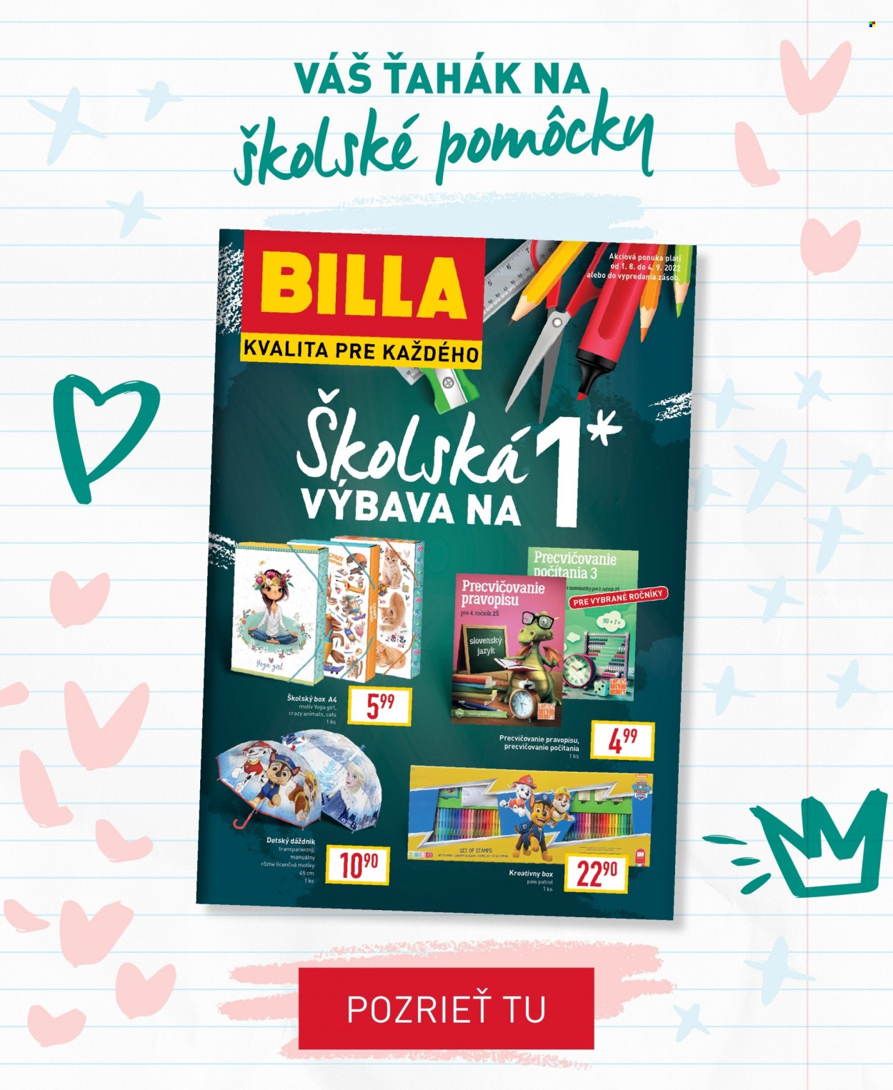 Leták Billa - 10.8.2022 - 16.8.2022. Strana 26