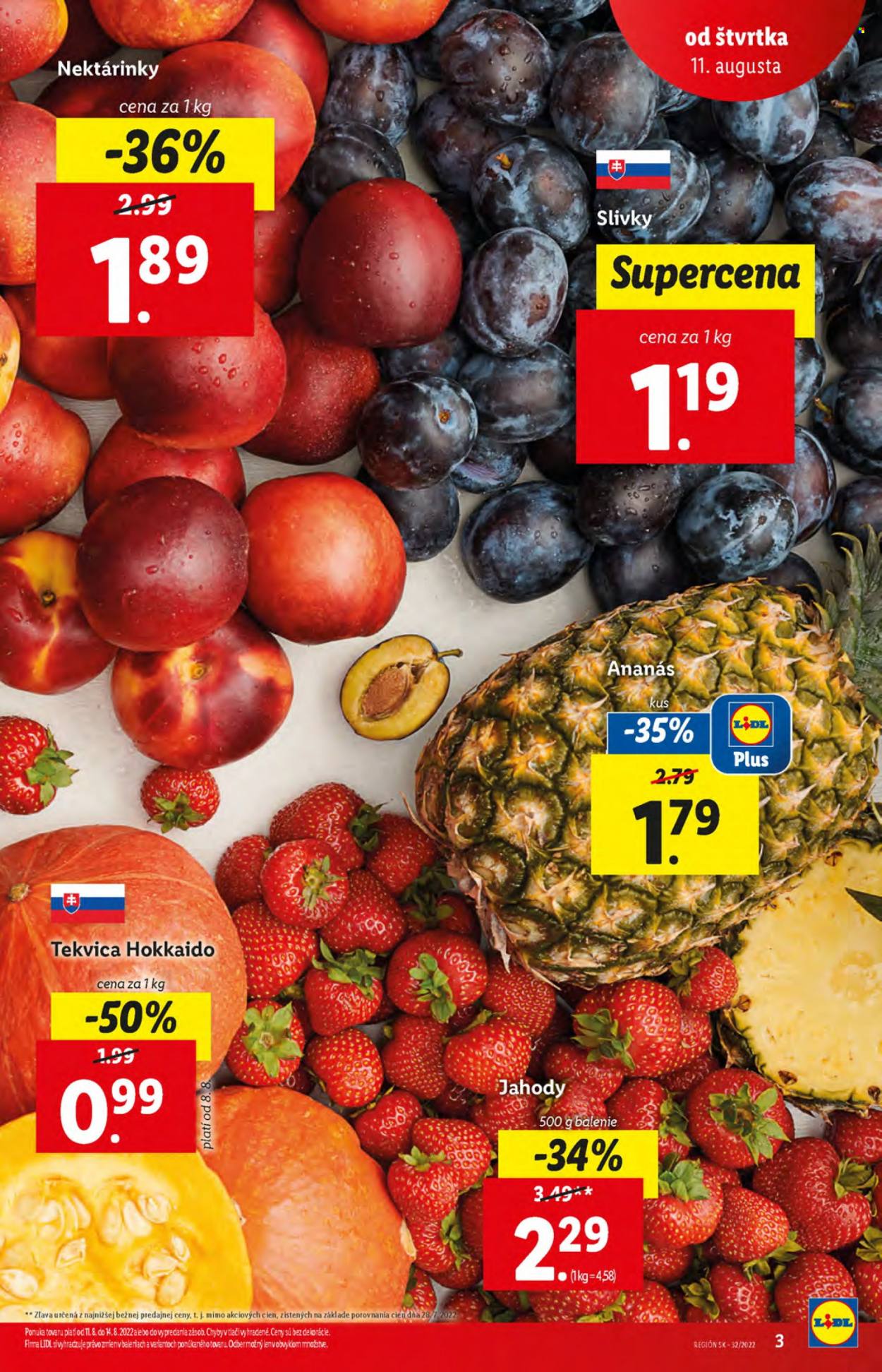 Leták Lidl - 11.8.2022 - 14.8.2022. Strana 3