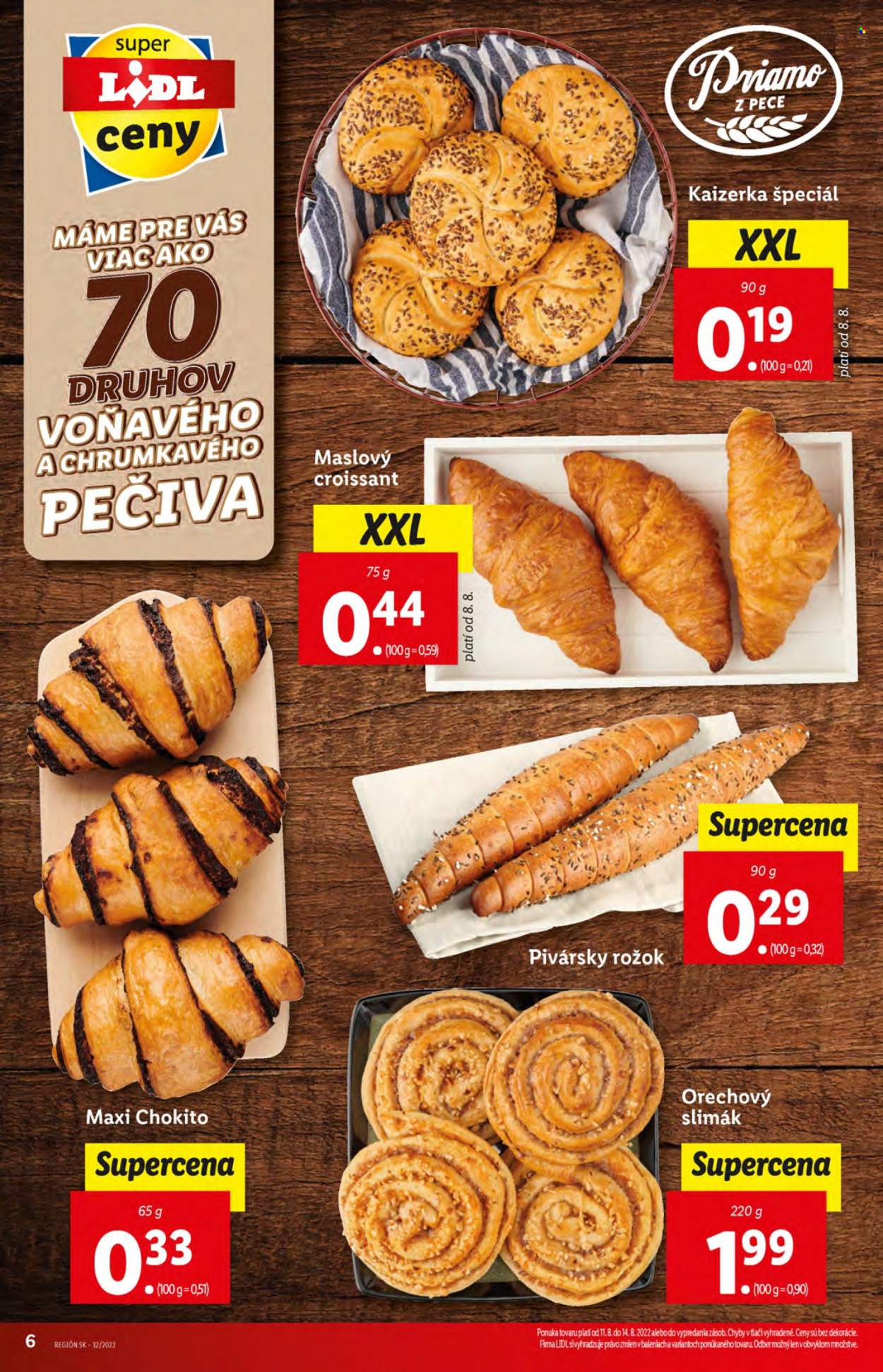 Leták Lidl - 11.8.2022 - 14.8.2022. Strana 6