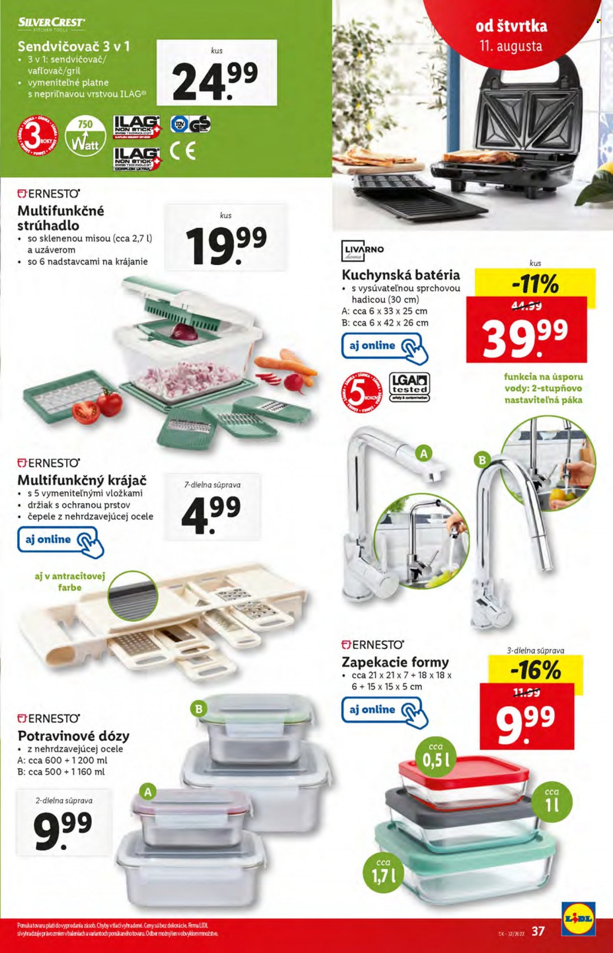 Leták Lidl - 11.8.2022 - 14.8.2022. Strana 37
