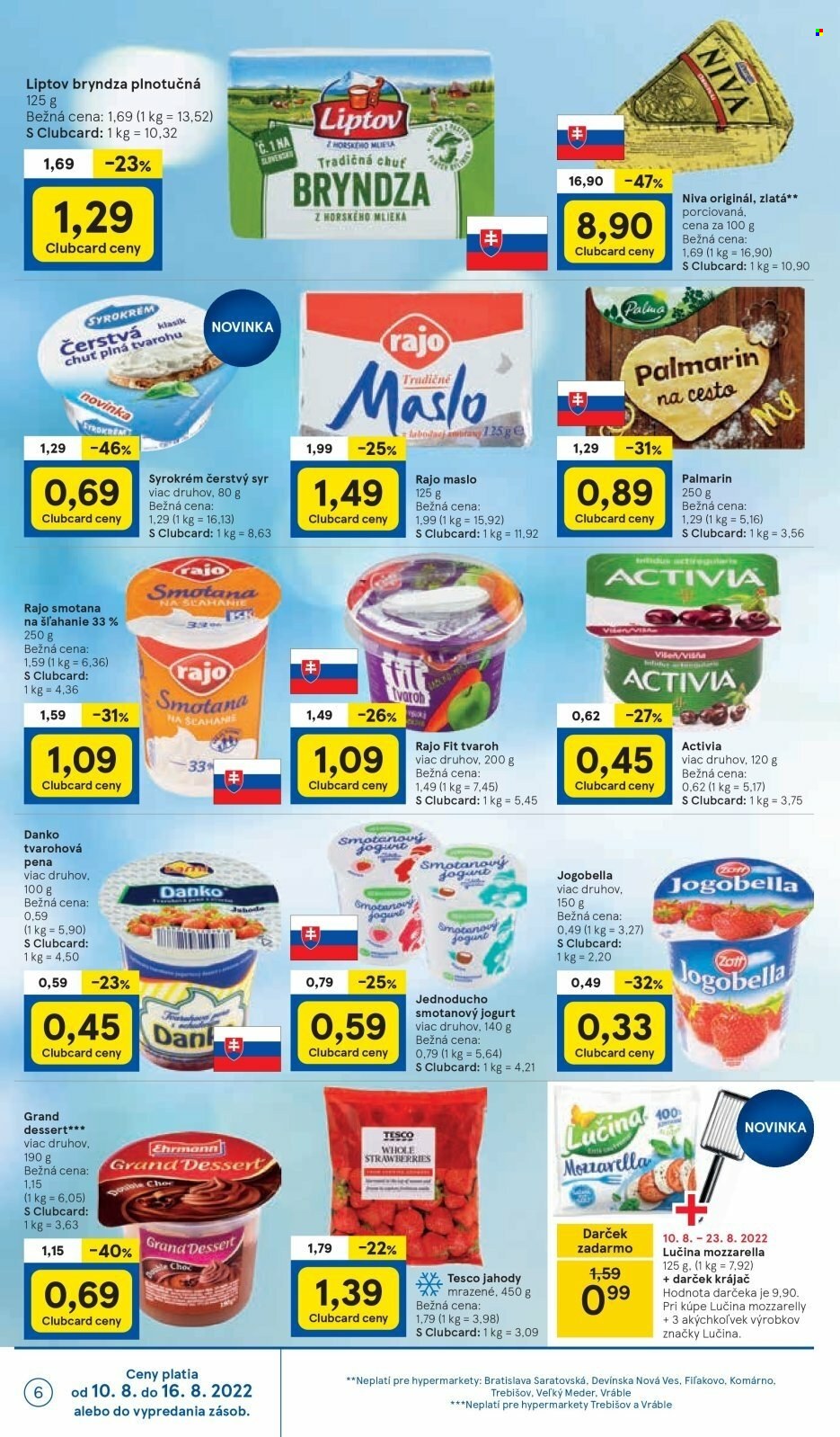 Leták TESCO - 10.8.2022 - 16.8.2022. Strana 6