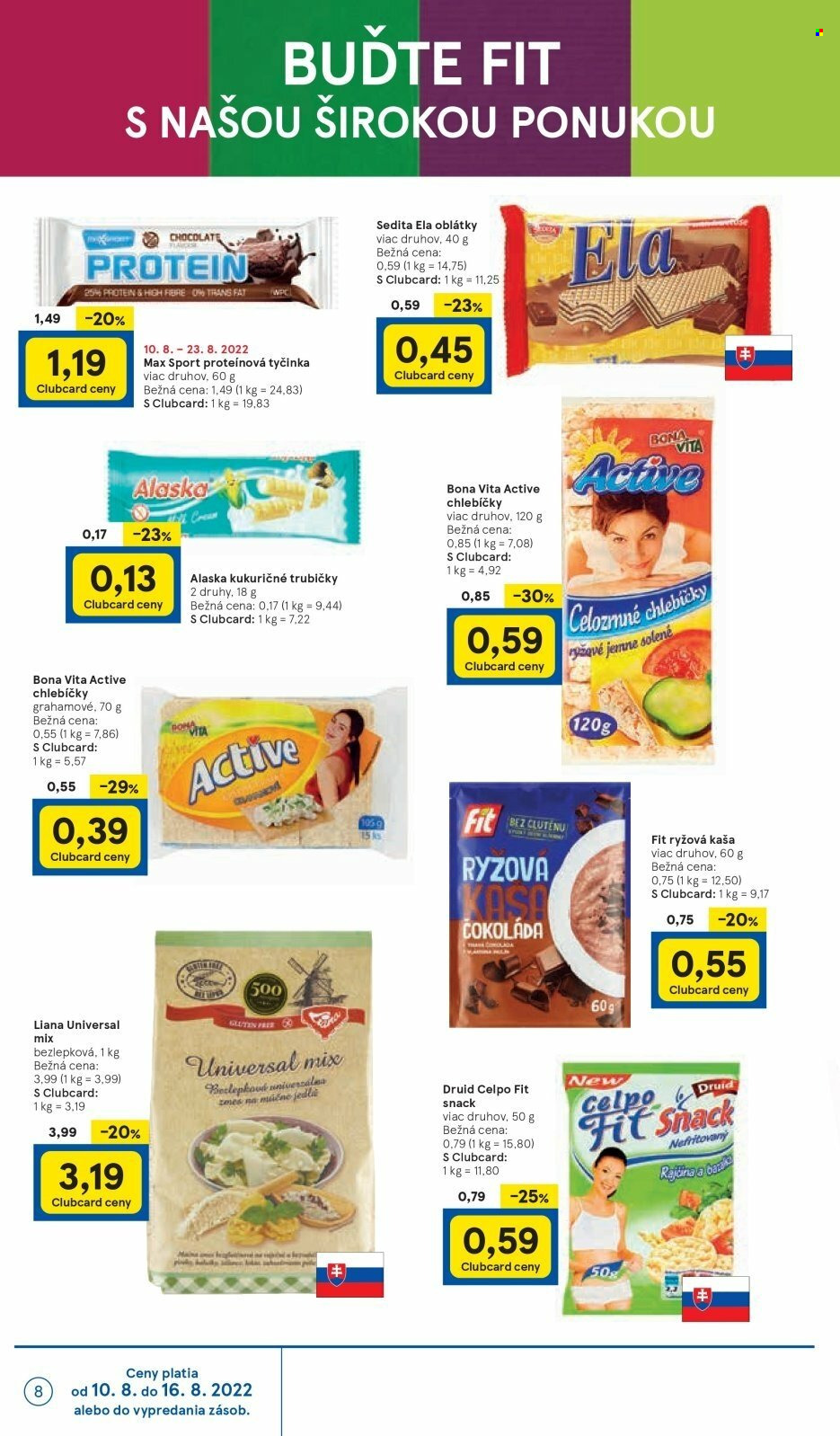 Leták TESCO - 10.8.2022 - 16.8.2022. Strana 8