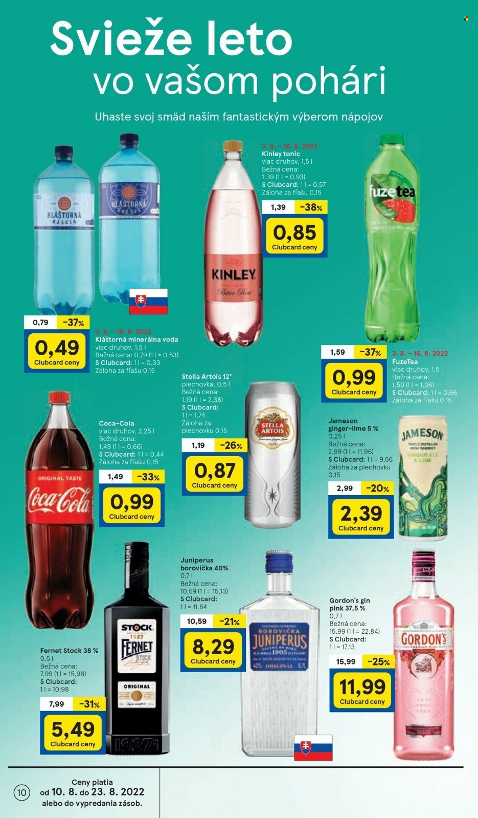 Leták TESCO - 10.8.2022 - 16.8.2022. Strana 10