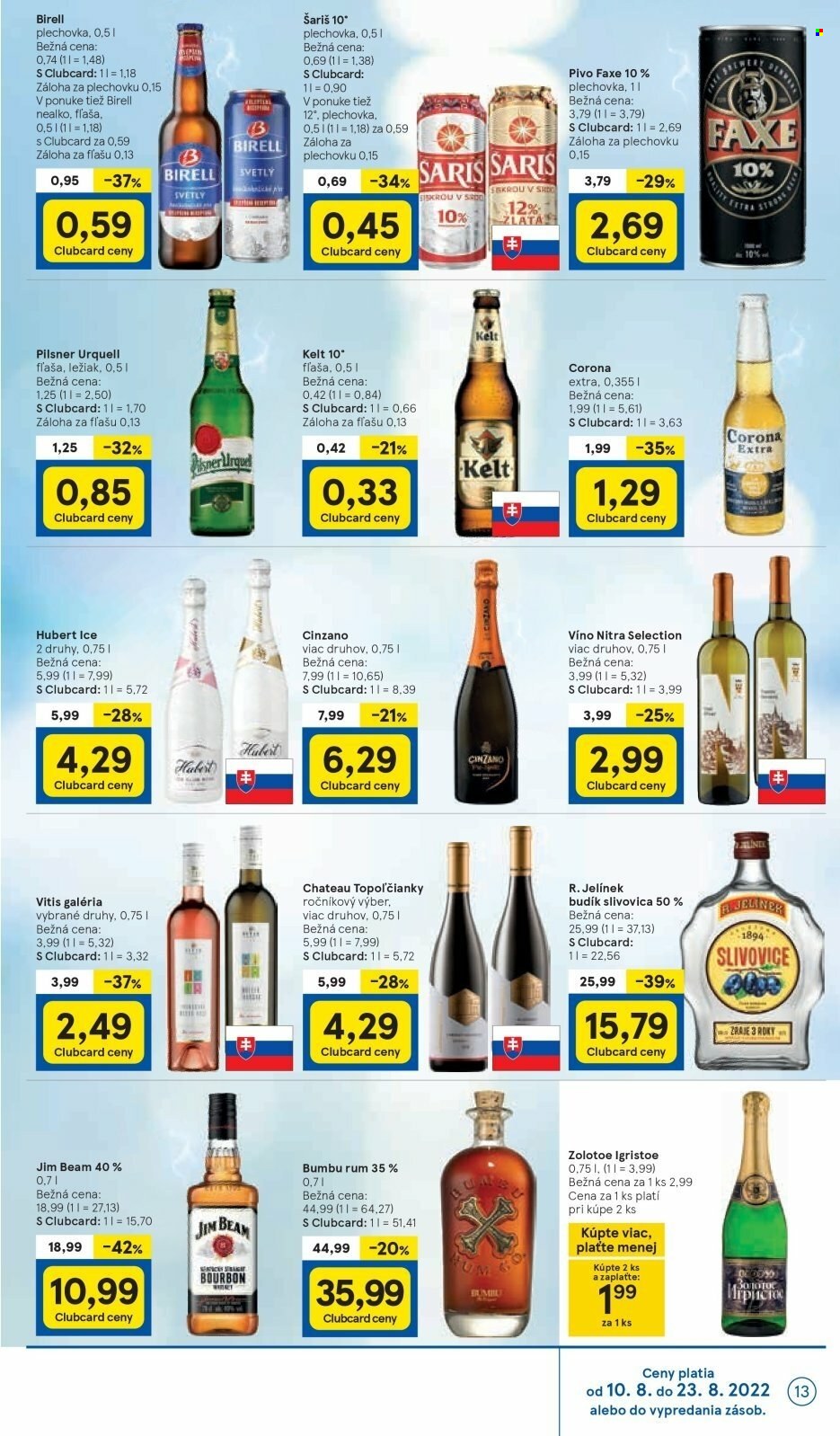 Leták TESCO - 10.8.2022 - 16.8.2022. Strana 13