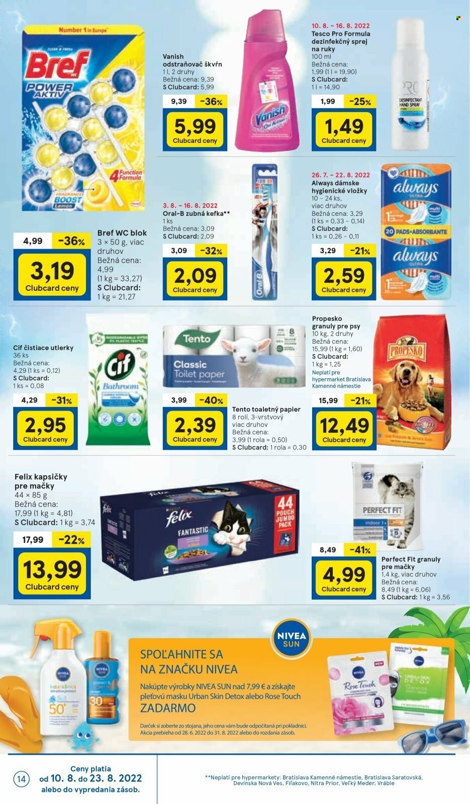 Leták TESCO - 10.8.2022 - 16.8.2022. Strana 14