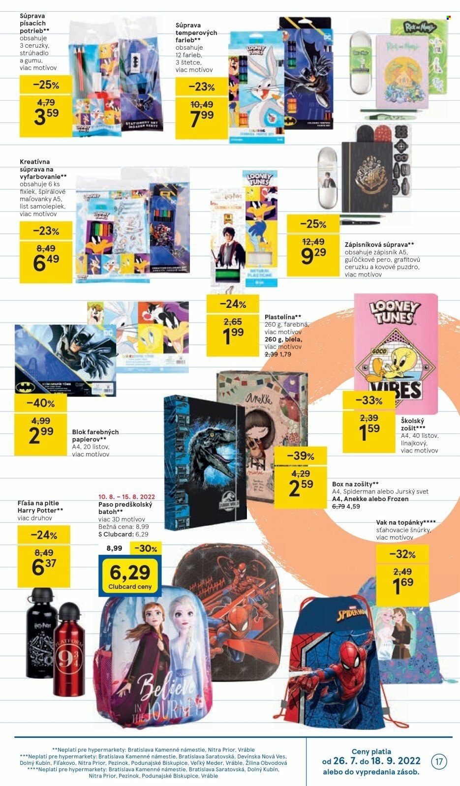 Leták TESCO - 10.8.2022 - 16.8.2022. Strana 17