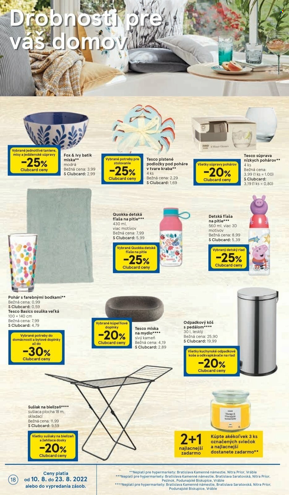 Leták TESCO - 10.8.2022 - 16.8.2022. Strana 18