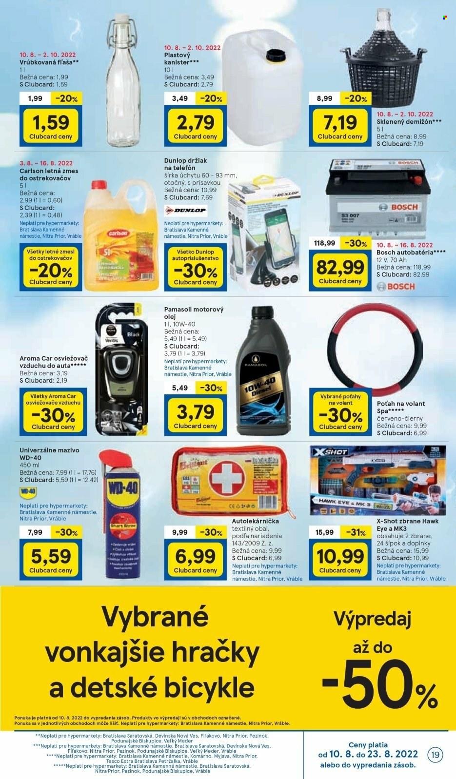 Leták TESCO - 10.8.2022 - 16.8.2022. Strana 19