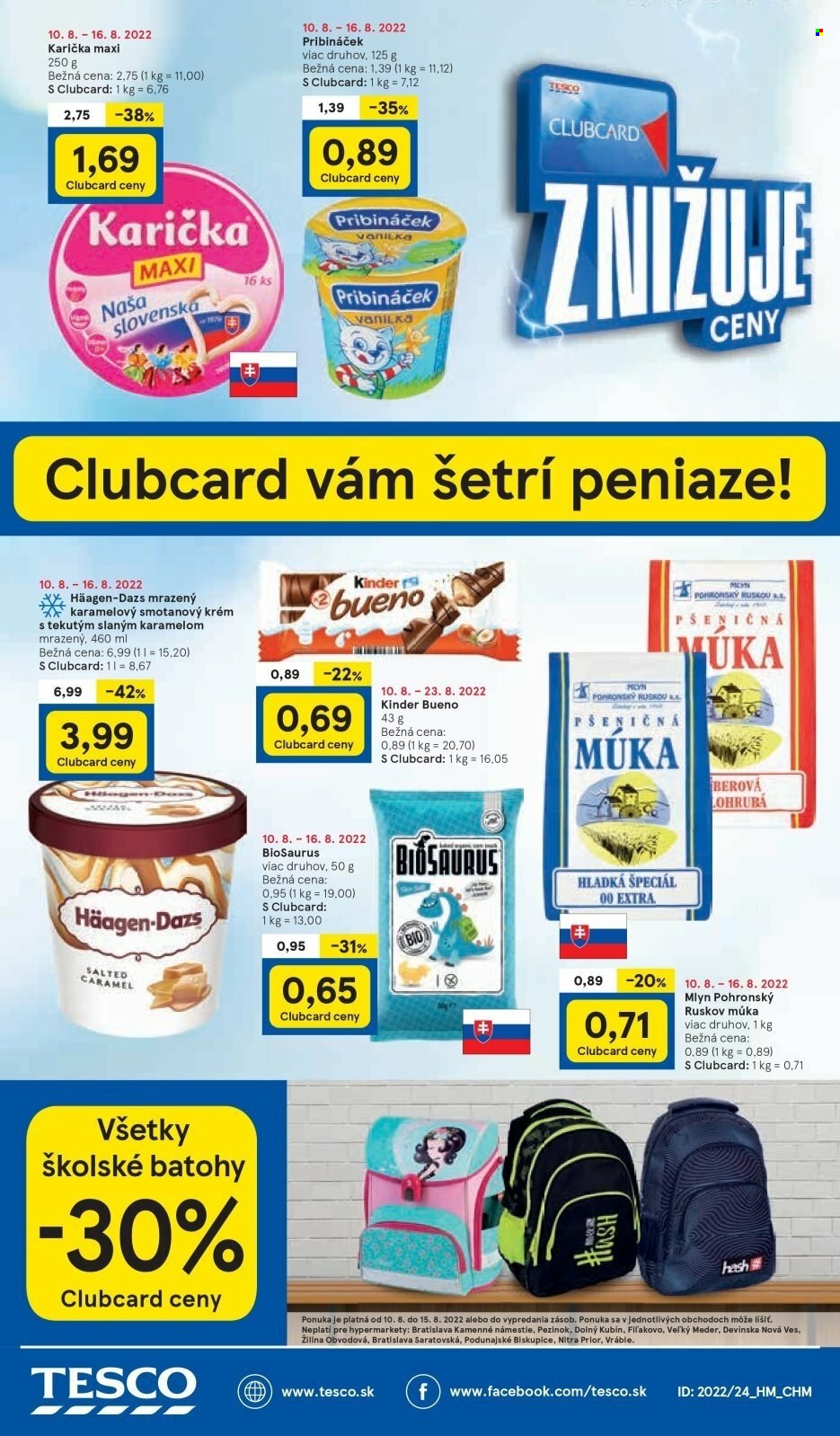 Leták TESCO - 10.8.2022 - 16.8.2022. Strana 20
