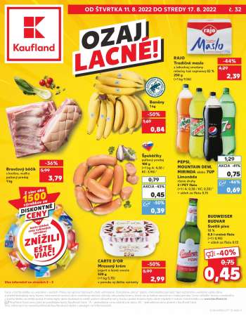 Leták Kaufland - 11.8.2022 - 17.8.2022.