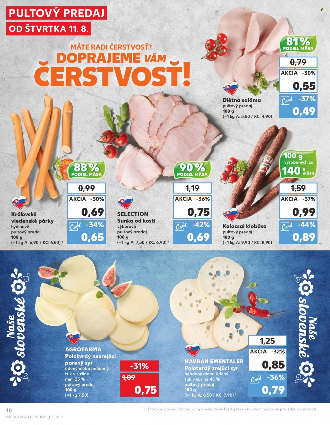 Leták Kaufland - 11.8.2022 - 17.8.2022. Strana 10