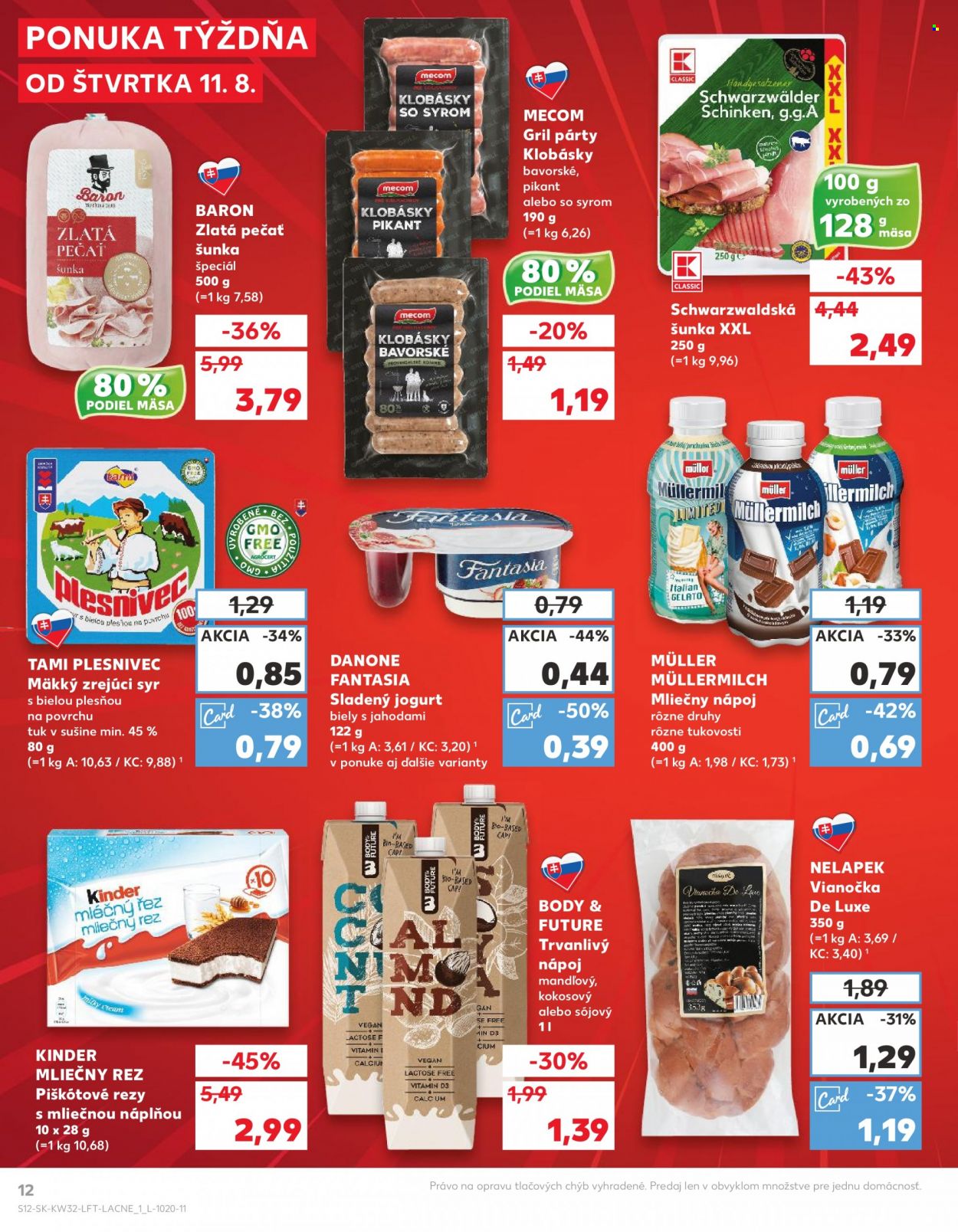 Leták Kaufland - 11.8.2022 - 17.8.2022. Strana 12