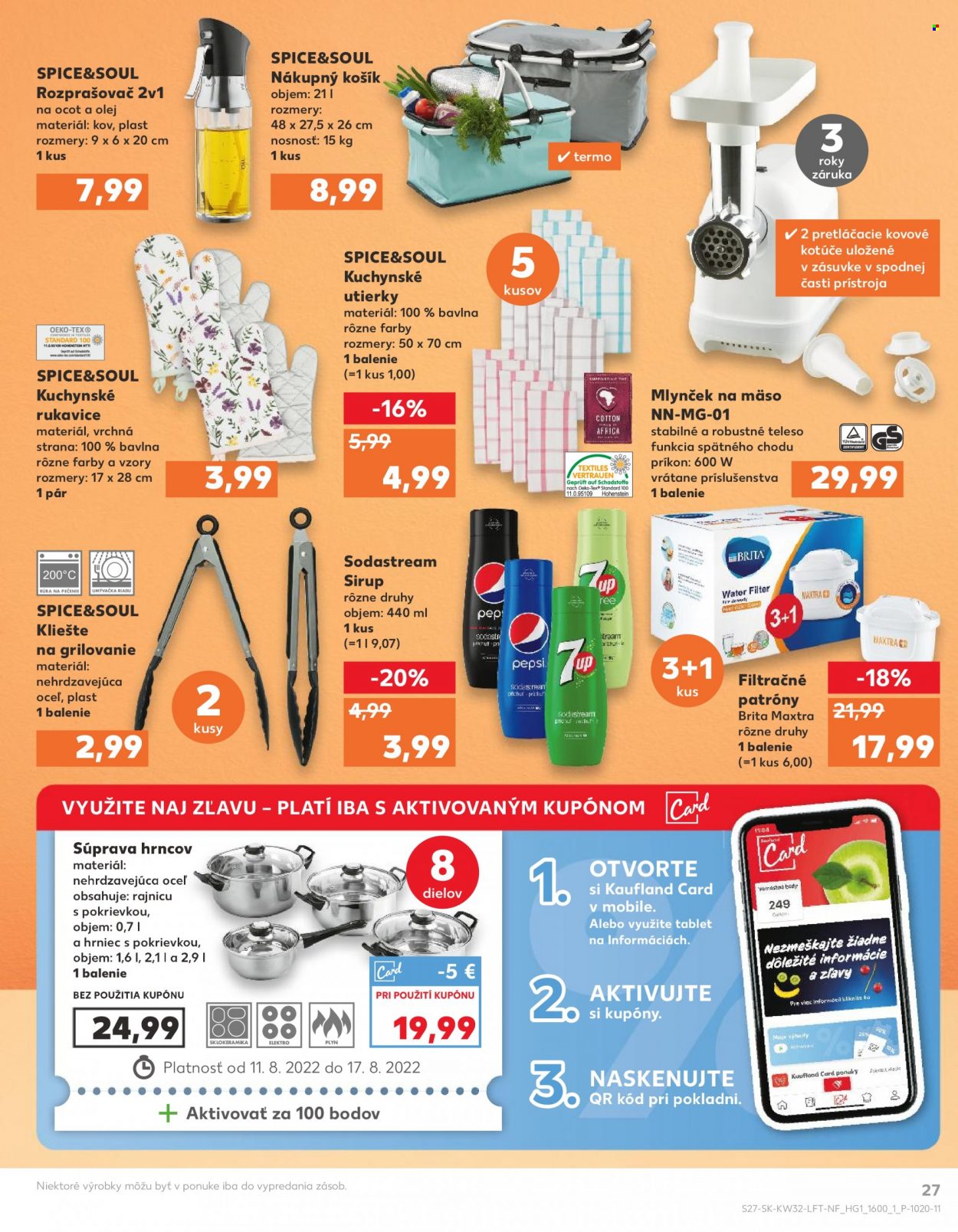 Leták Kaufland - 11.8.2022 - 17.8.2022. Strana 27