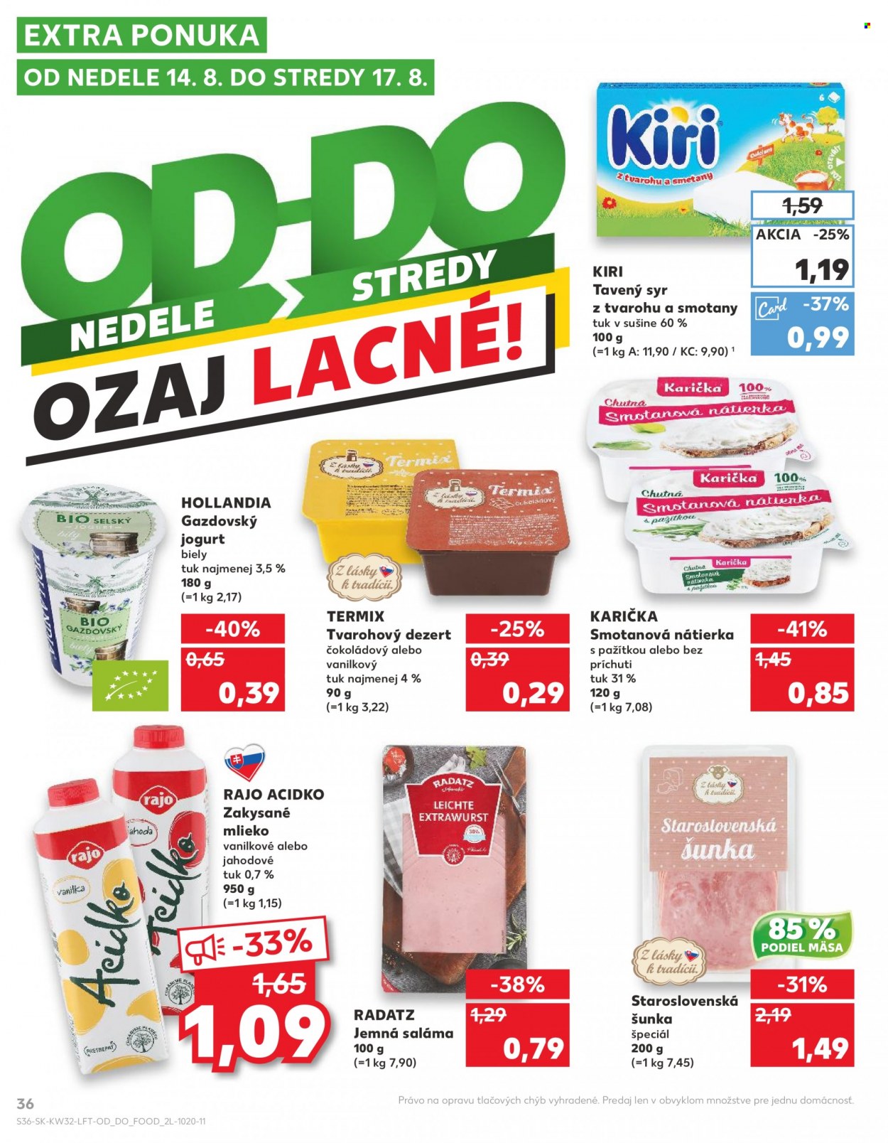 Leták Kaufland - 11.8.2022 - 17.8.2022. Strana 36