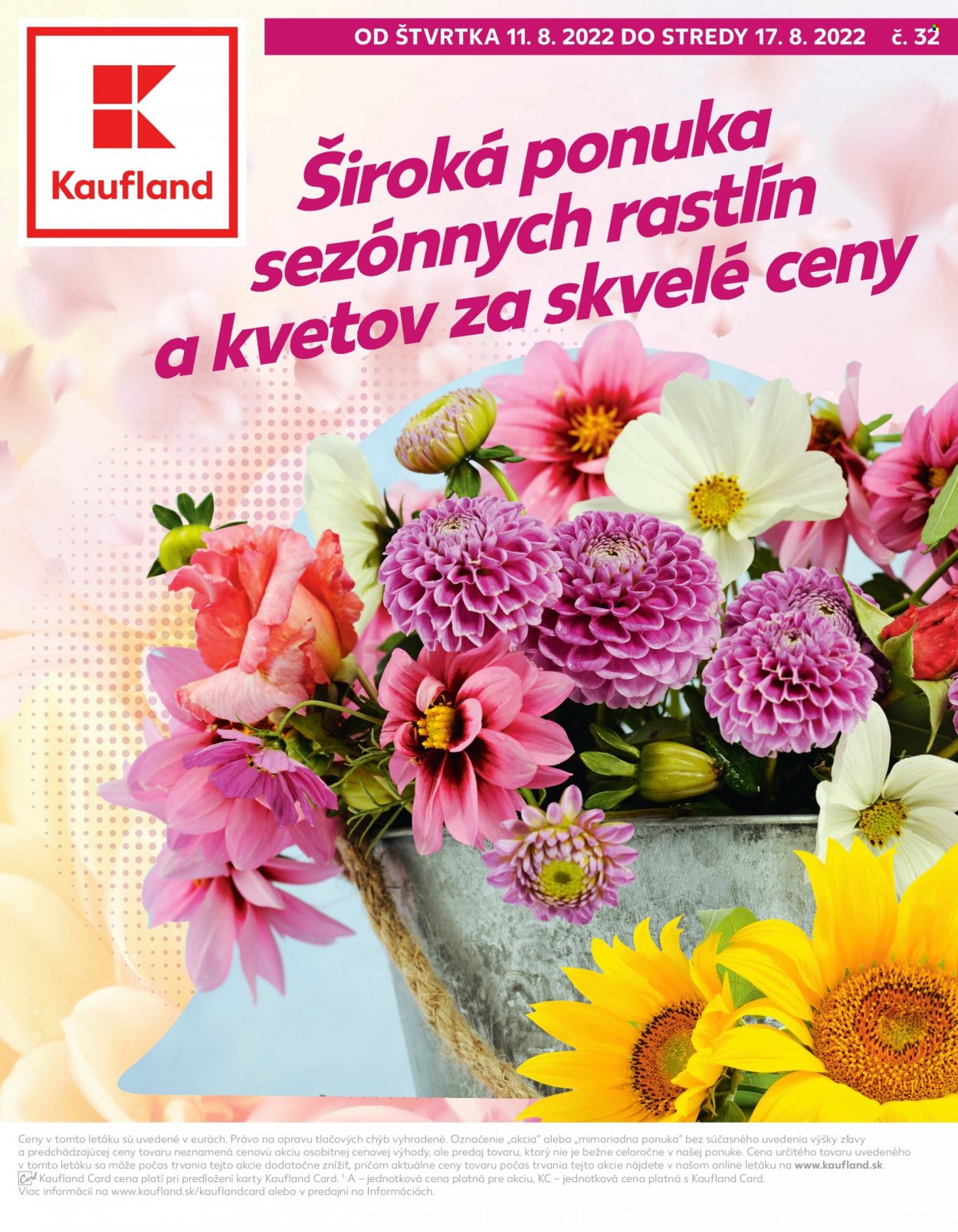 Leták Kaufland - 11.8.2022 - 17.8.2022. Strana 1