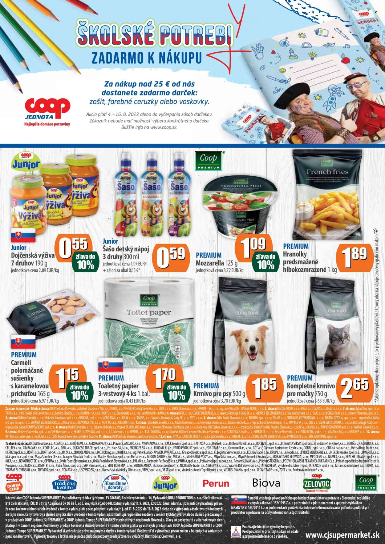 Leták COOP Jednota - 11.8.2022 - 17.8.2022. Strana 11
