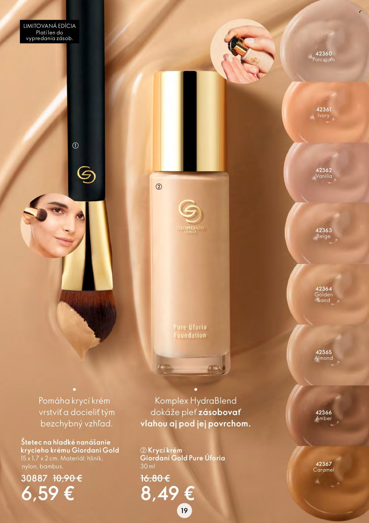 Leták Oriflame - 10.8.2022 - 30.8.2022. Strana 19