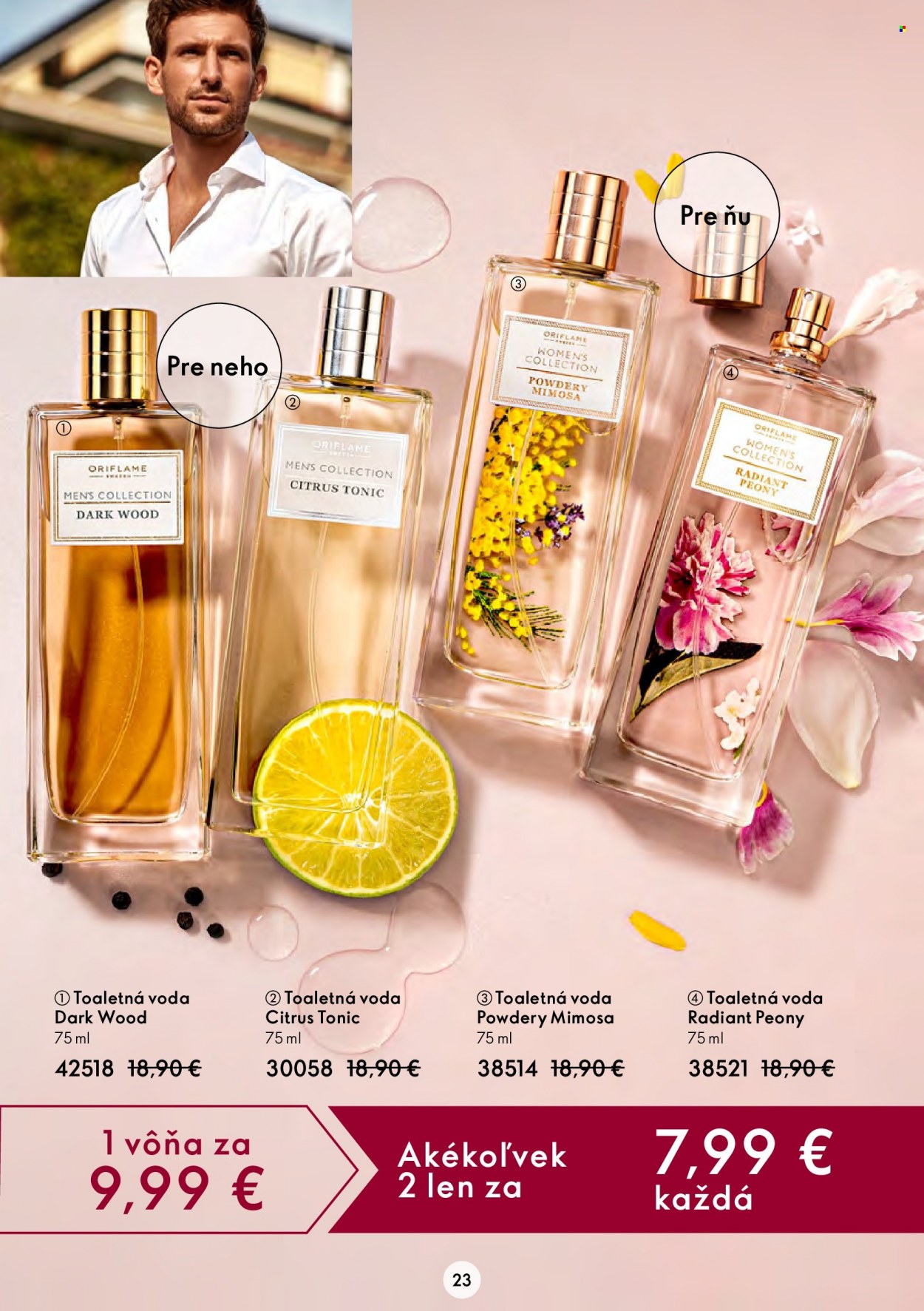 Leták Oriflame - 10.8.2022 - 30.8.2022. Strana 23