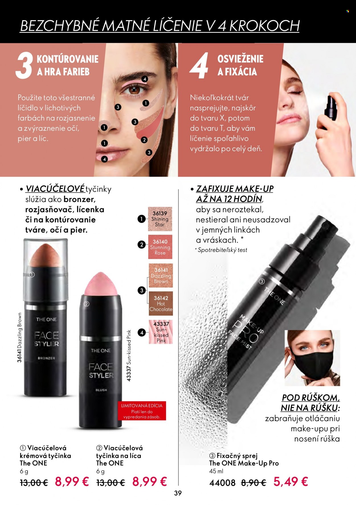 Leták Oriflame - 10.8.2022 - 30.8.2022. Strana 39