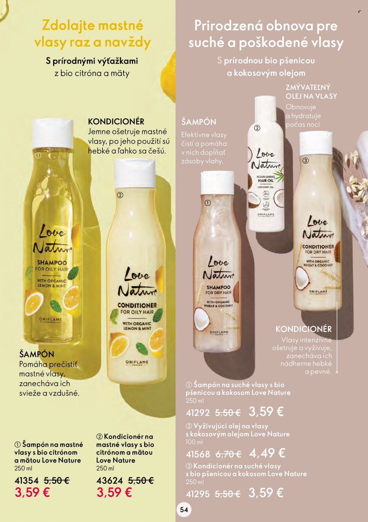 Leták Oriflame - 10.8.2022 - 30.8.2022. Strana 54
