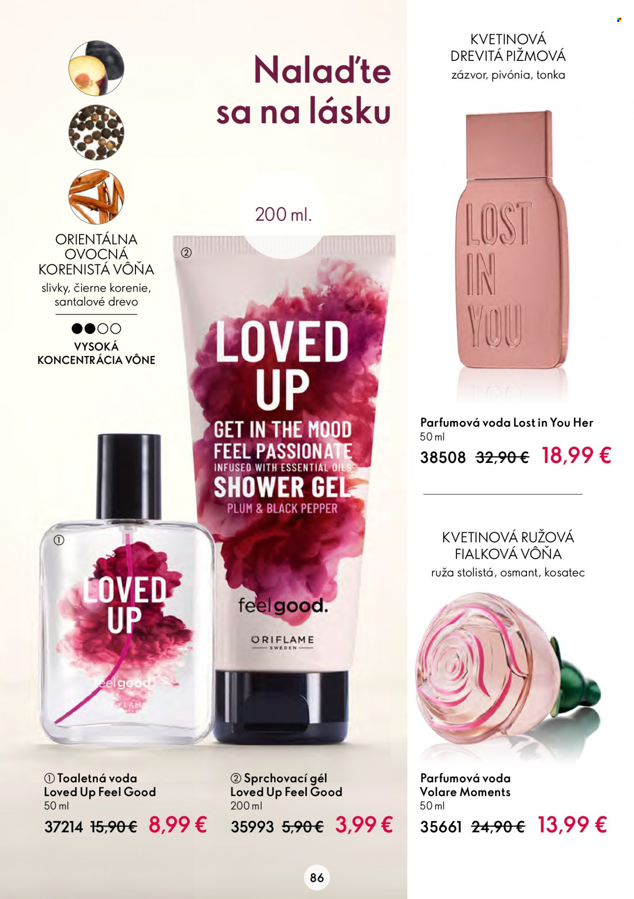 Leták Oriflame - 10.8.2022 - 30.8.2022. Strana 86