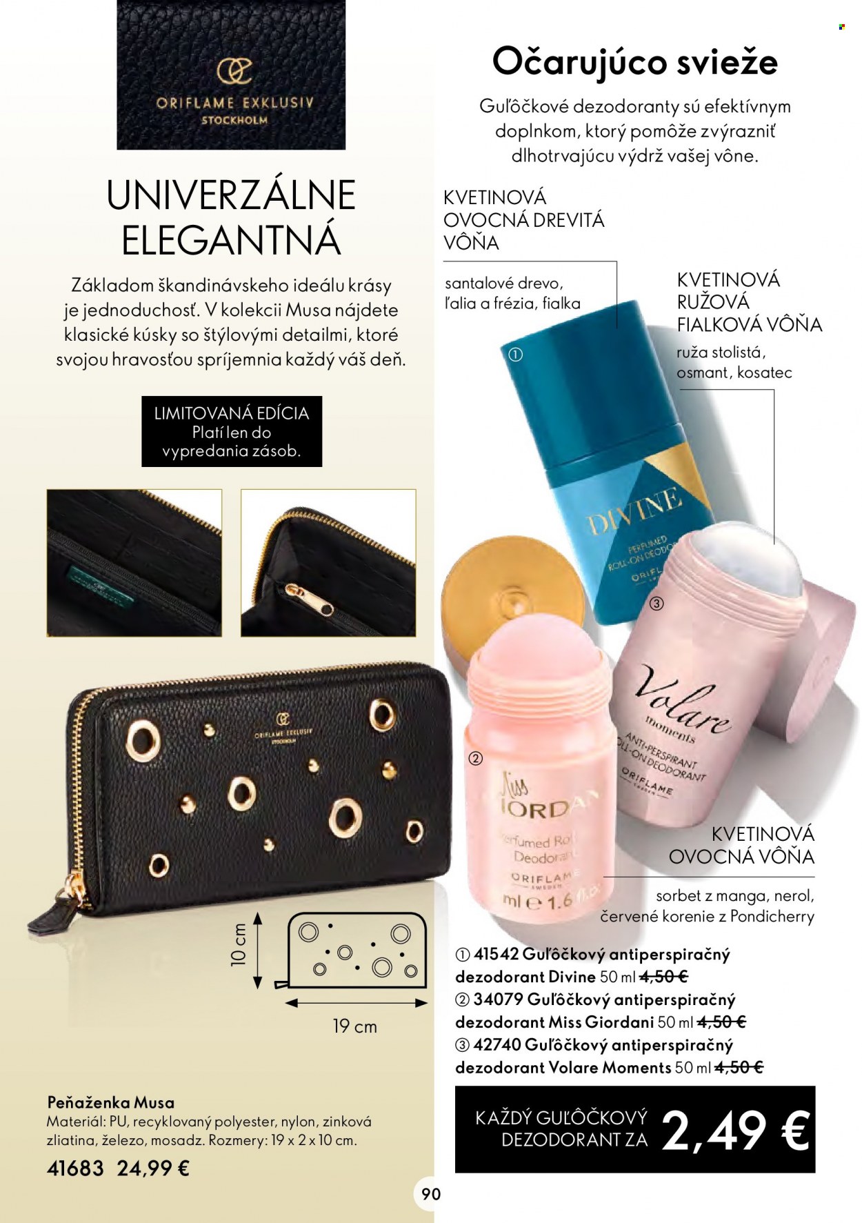Leták Oriflame - 10.8.2022 - 30.8.2022. Strana 90