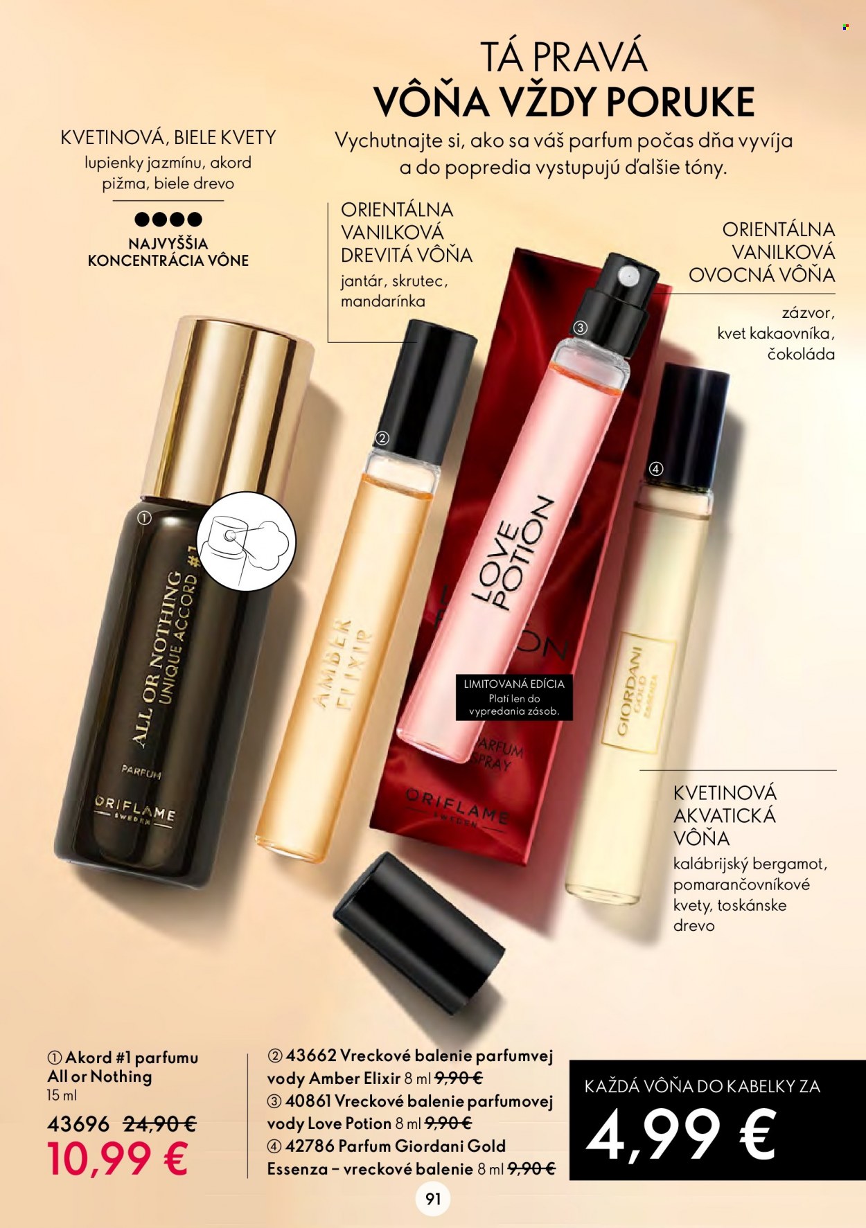 Leták Oriflame - 10.8.2022 - 30.8.2022. Strana 91
