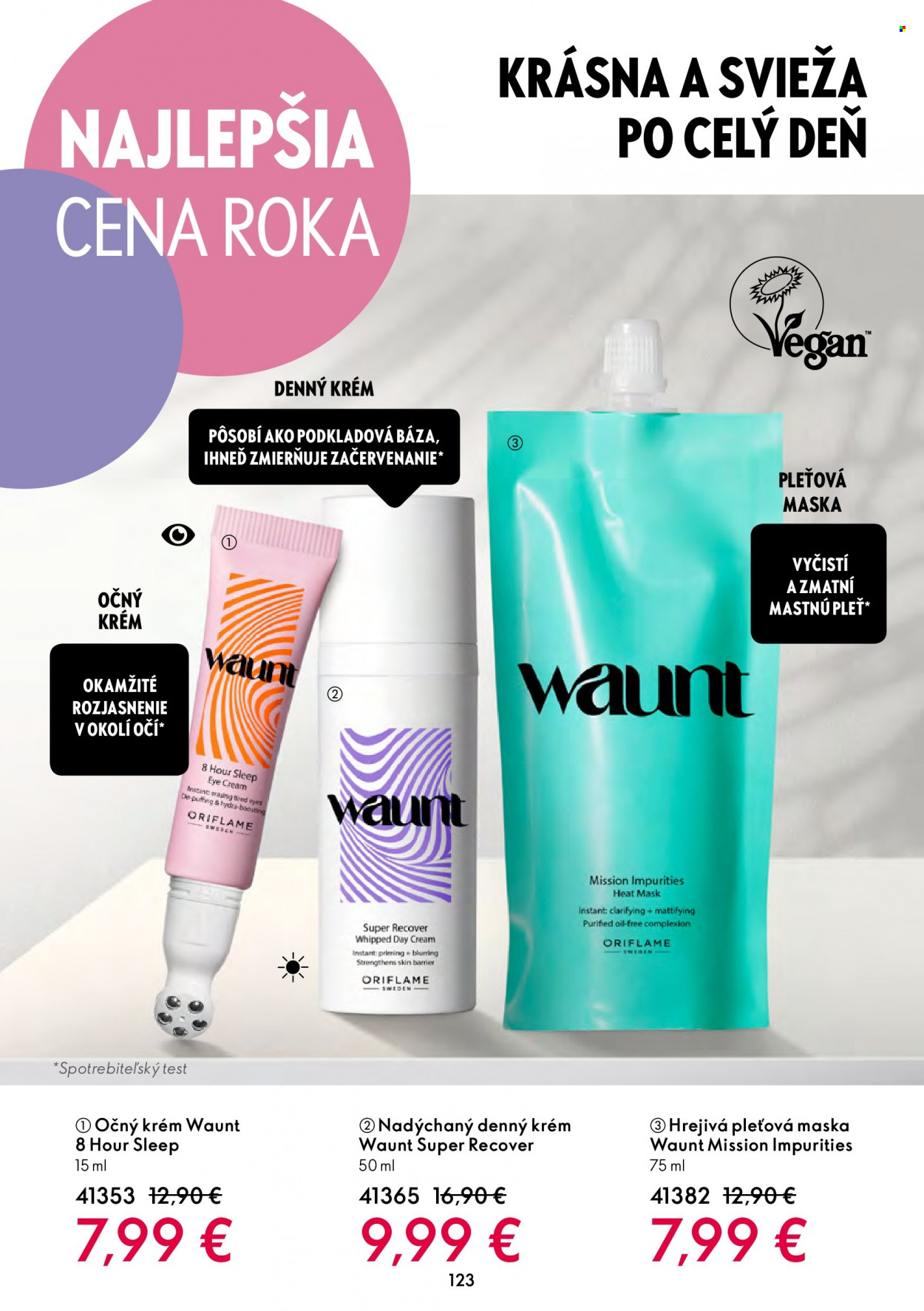 Leták Oriflame - 10.8.2022 - 30.8.2022. Strana 123