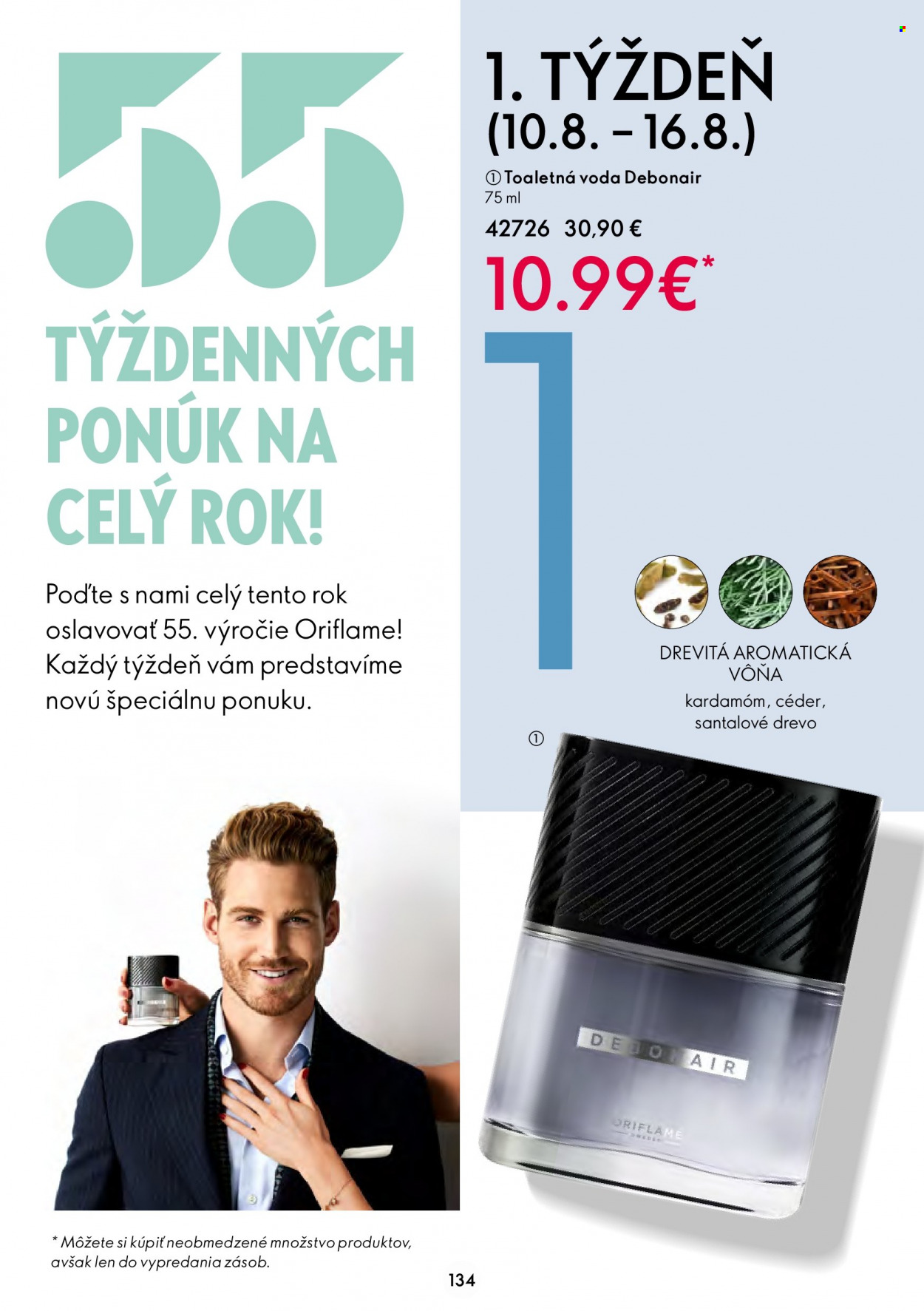 Leták Oriflame - 10.8.2022 - 30.8.2022. Strana 134