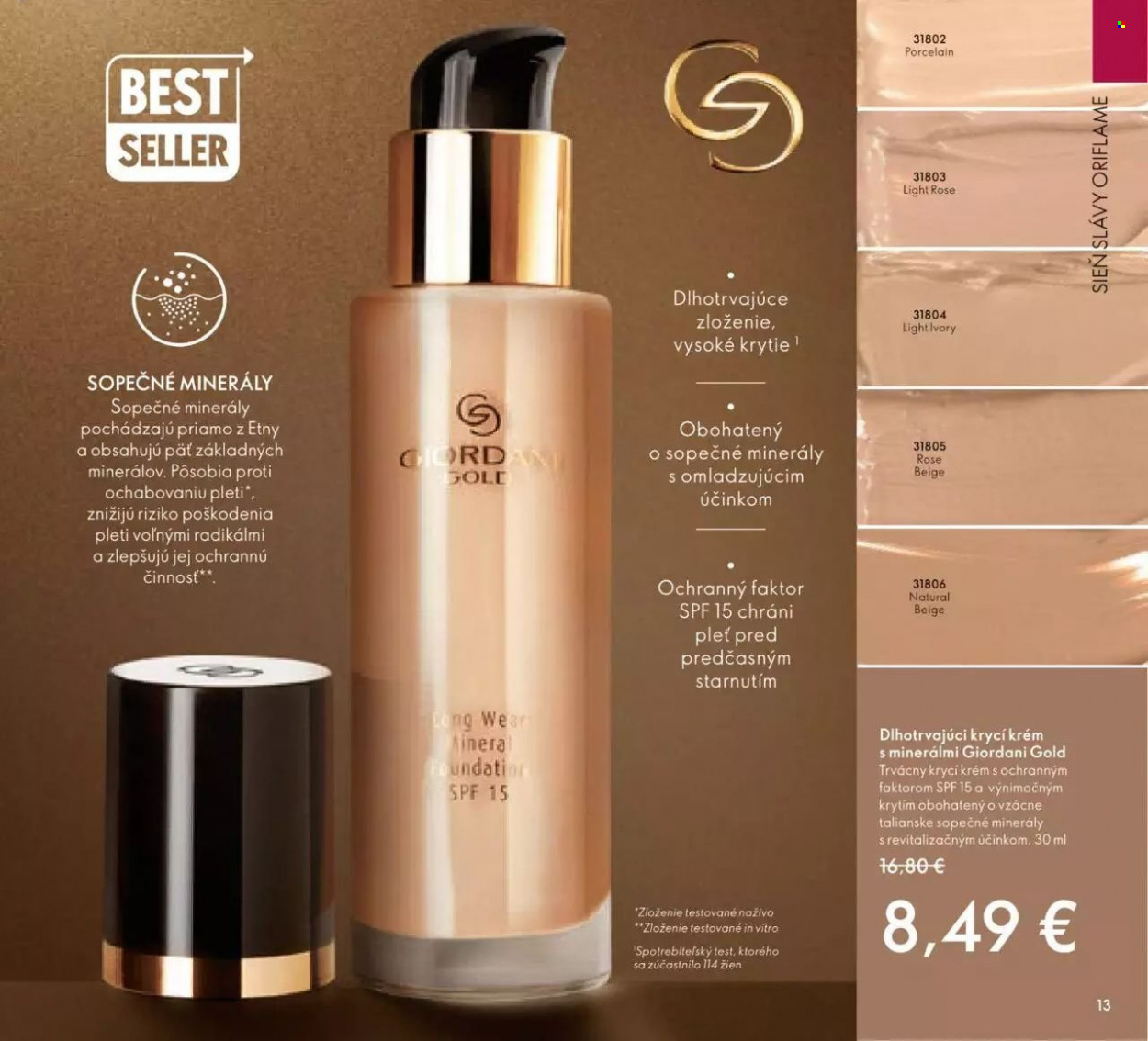 Leták Oriflame - 31.8.2022 - 20.9.2022. Strana 13