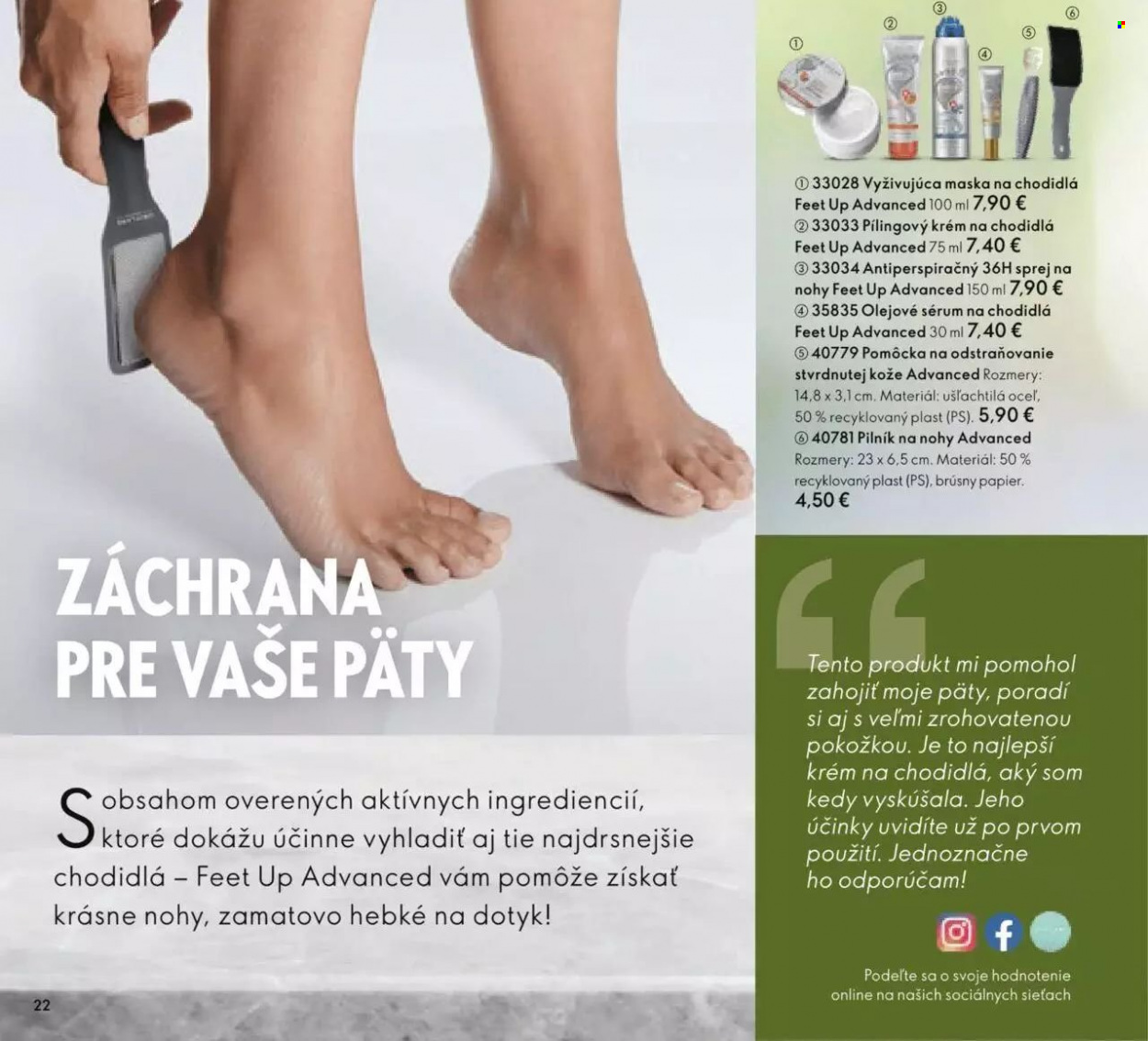 Leták Oriflame - 31.8.2022 - 20.9.2022. Strana 22