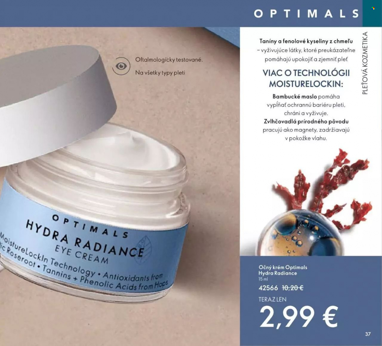 Leták Oriflame - 31.8.2022 - 20.9.2022. Strana 37