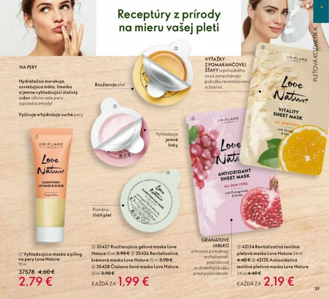Leták Oriflame - 31.8.2022 - 20.9.2022. Strana 39