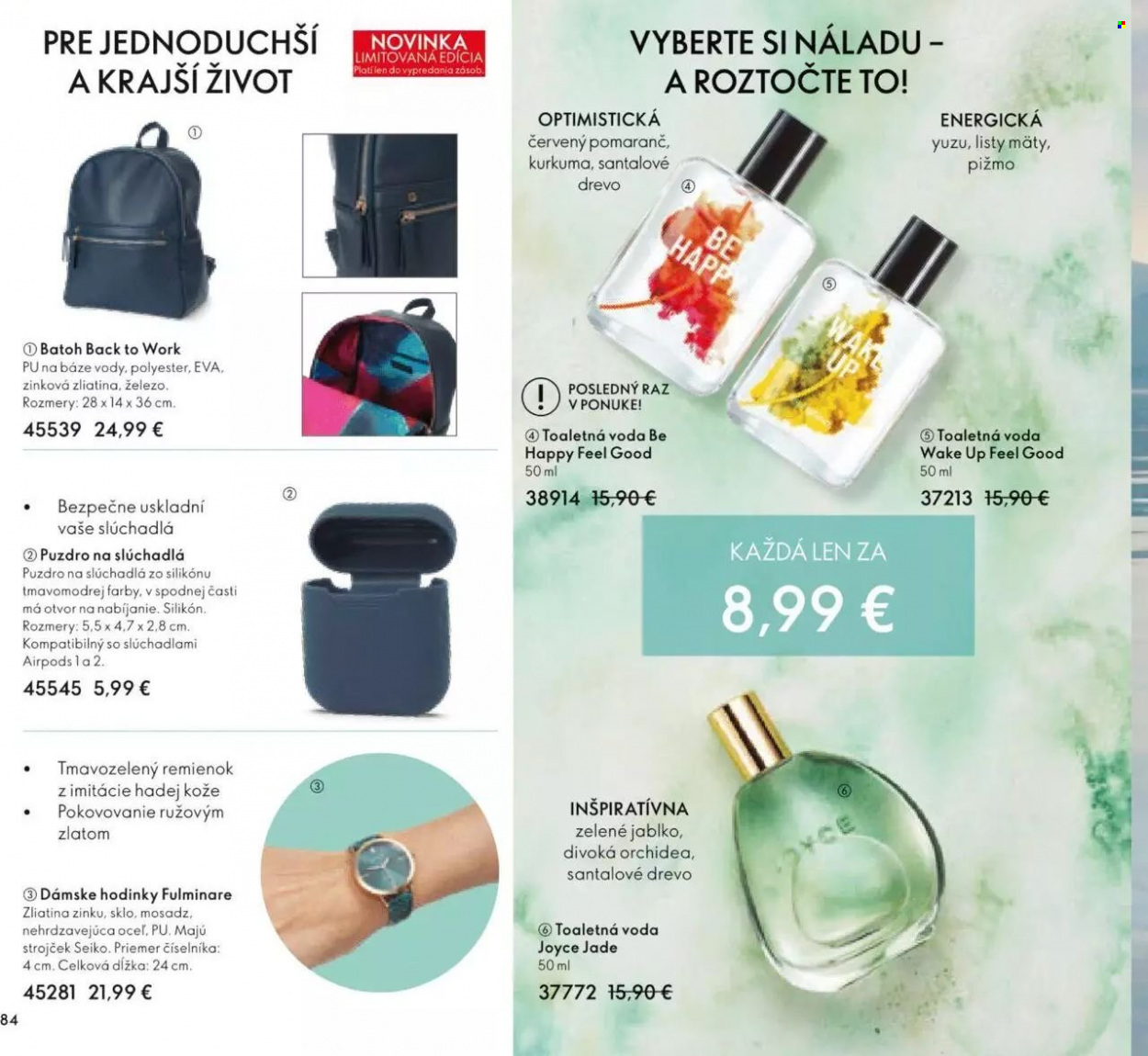 Leták Oriflame - 31.8.2022 - 20.9.2022. Strana 84