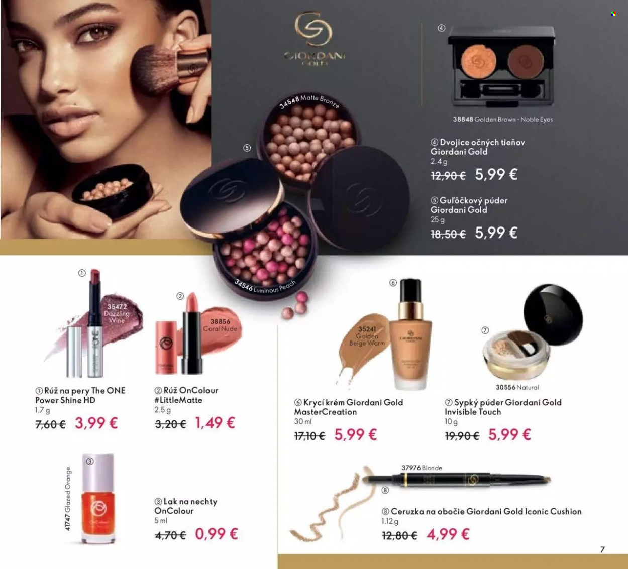 Leták Oriflame - 31.8.2022 - 20.9.2022. Strana 7