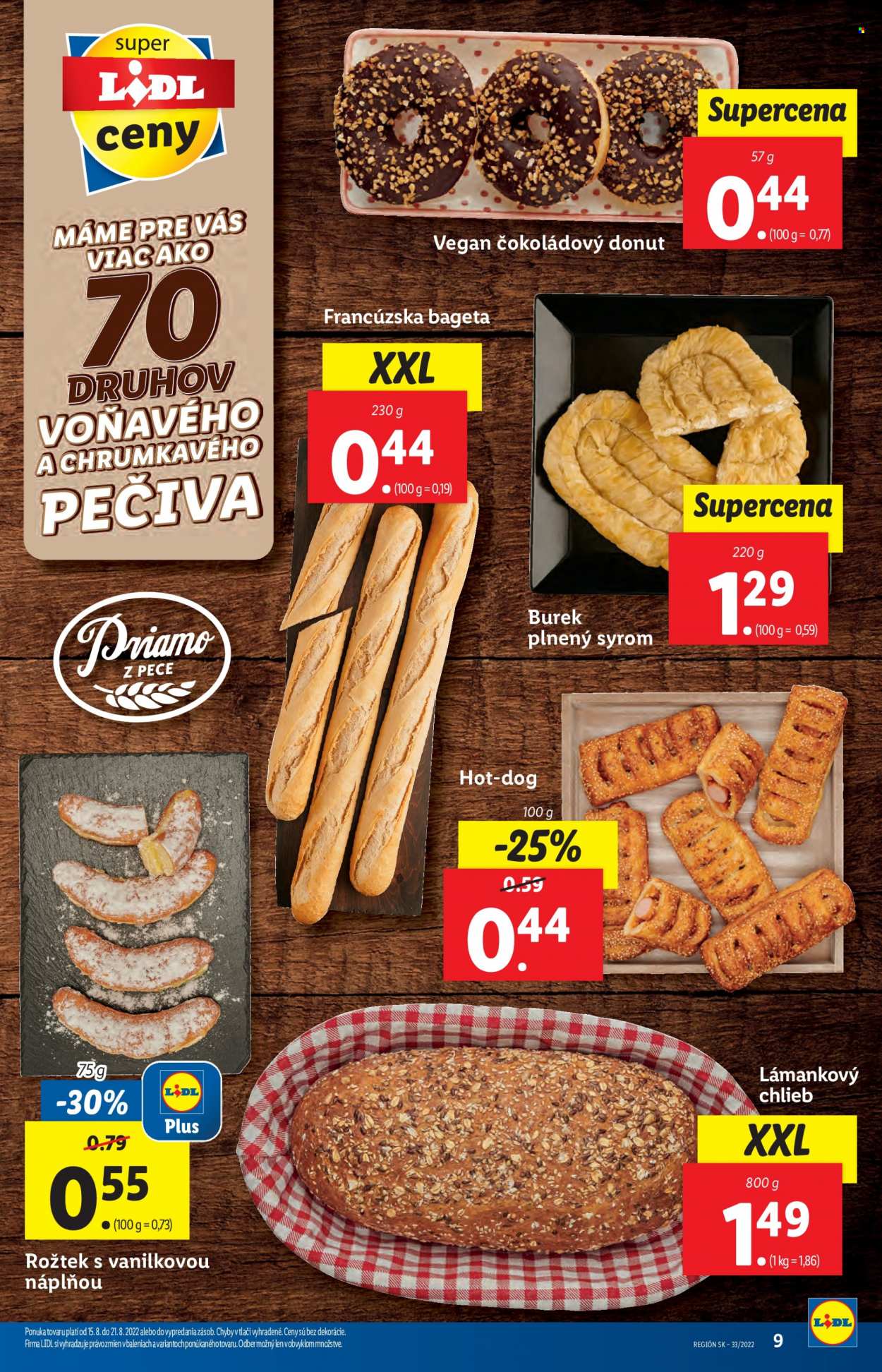 Leták Lidl - 15.8.2022 - 21.8.2022. Strana 9
