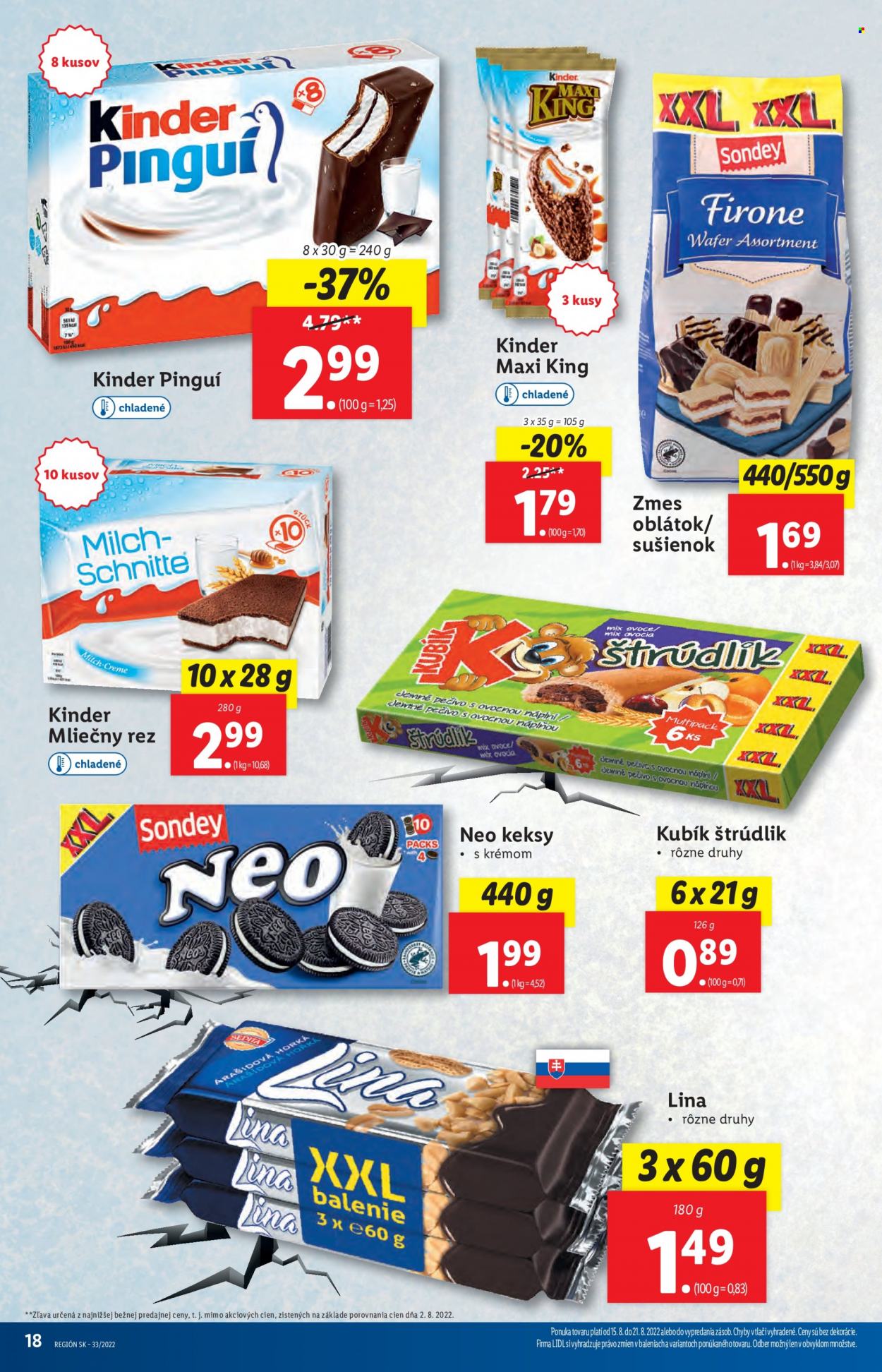 Leták Lidl - 15.8.2022 - 21.8.2022. Strana 18