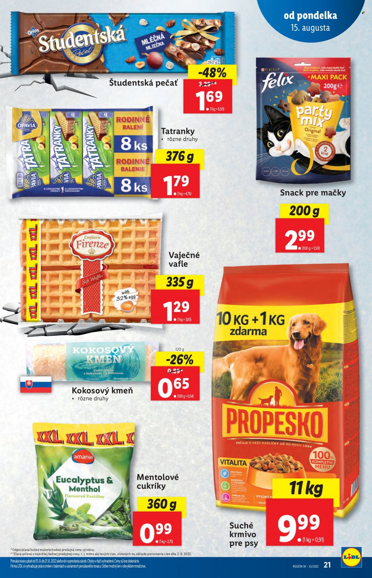 Leták Lidl - 15.8.2022 - 21.8.2022. Strana 21