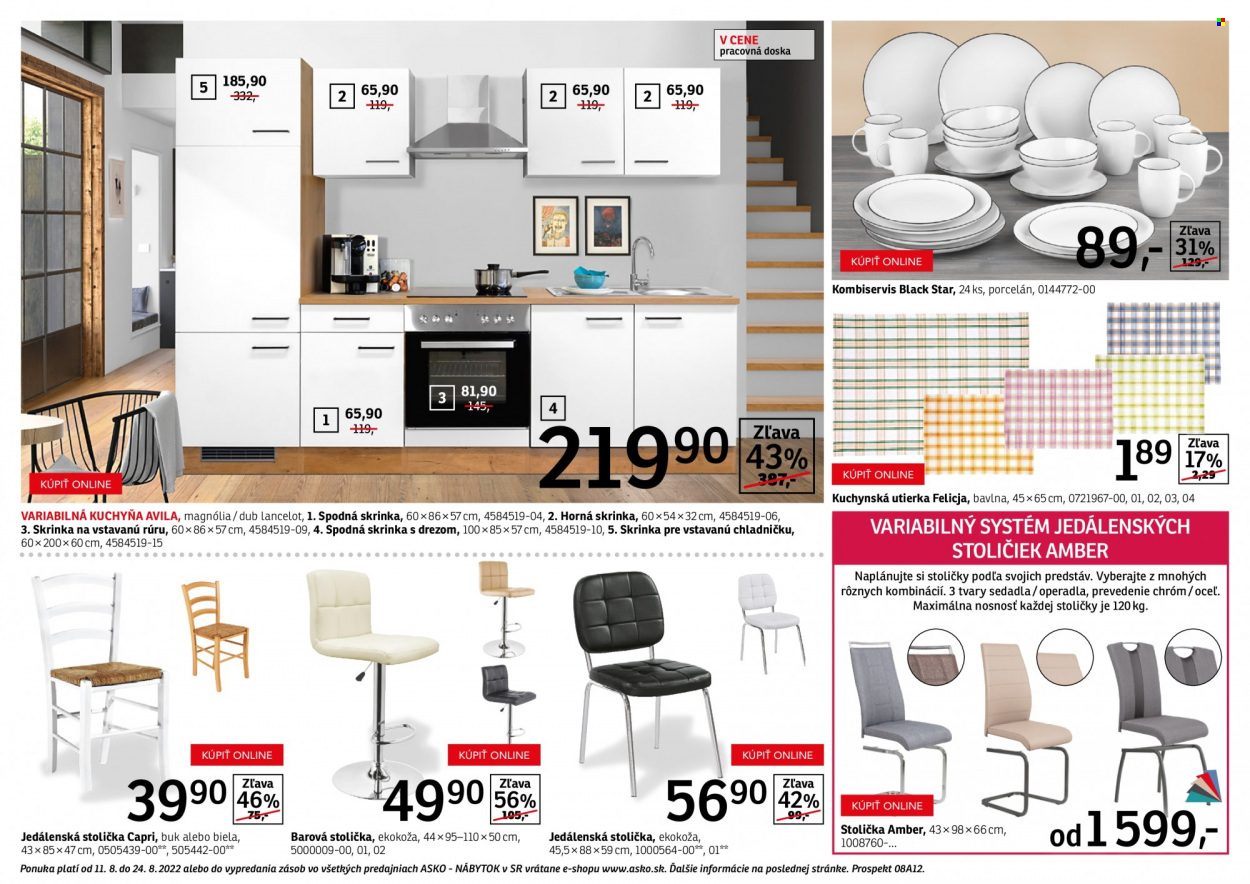 Leták Asko Nábytok - 11.8.2022 - 24.8.2022. Strana 14